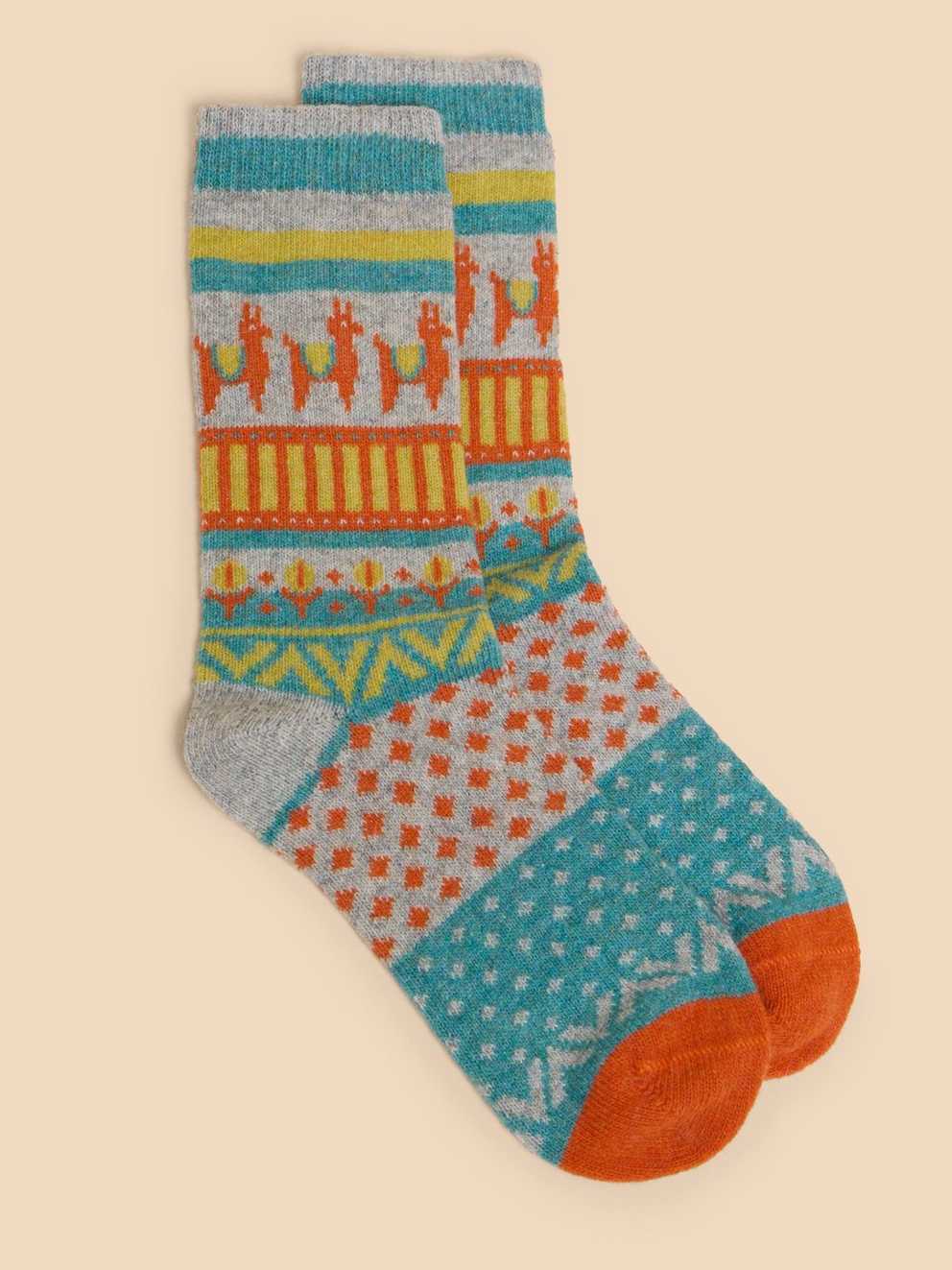 Llama Wool Mix Sock