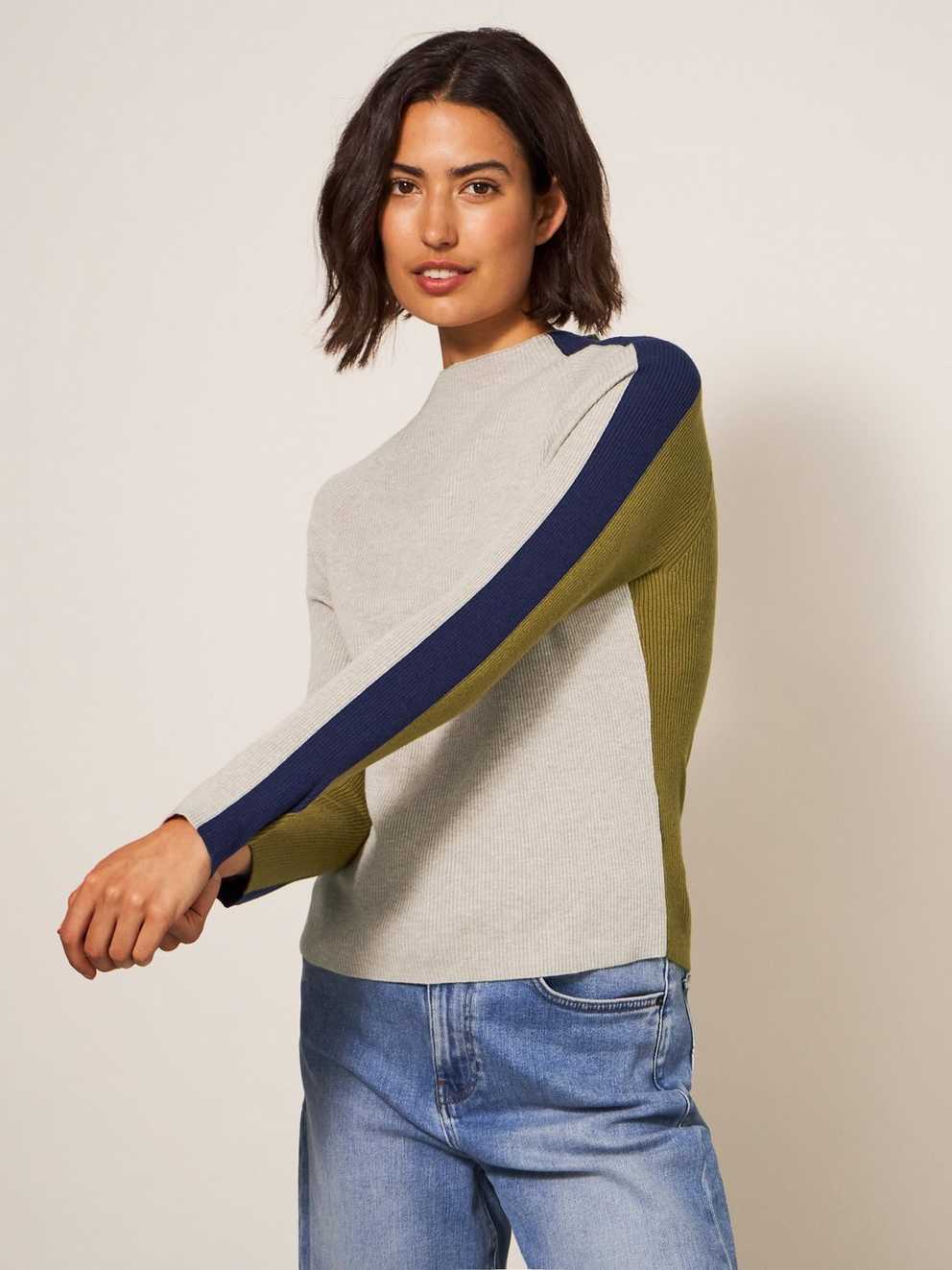 POP RIB LONG SLEEVE JUMPER