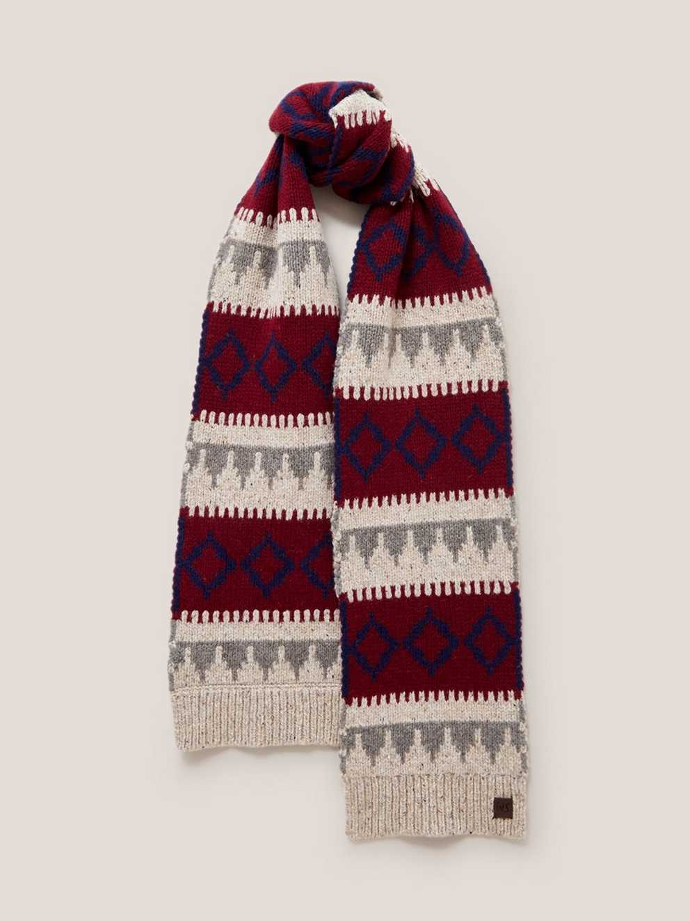 Chunky Wool Fairisle Scarf