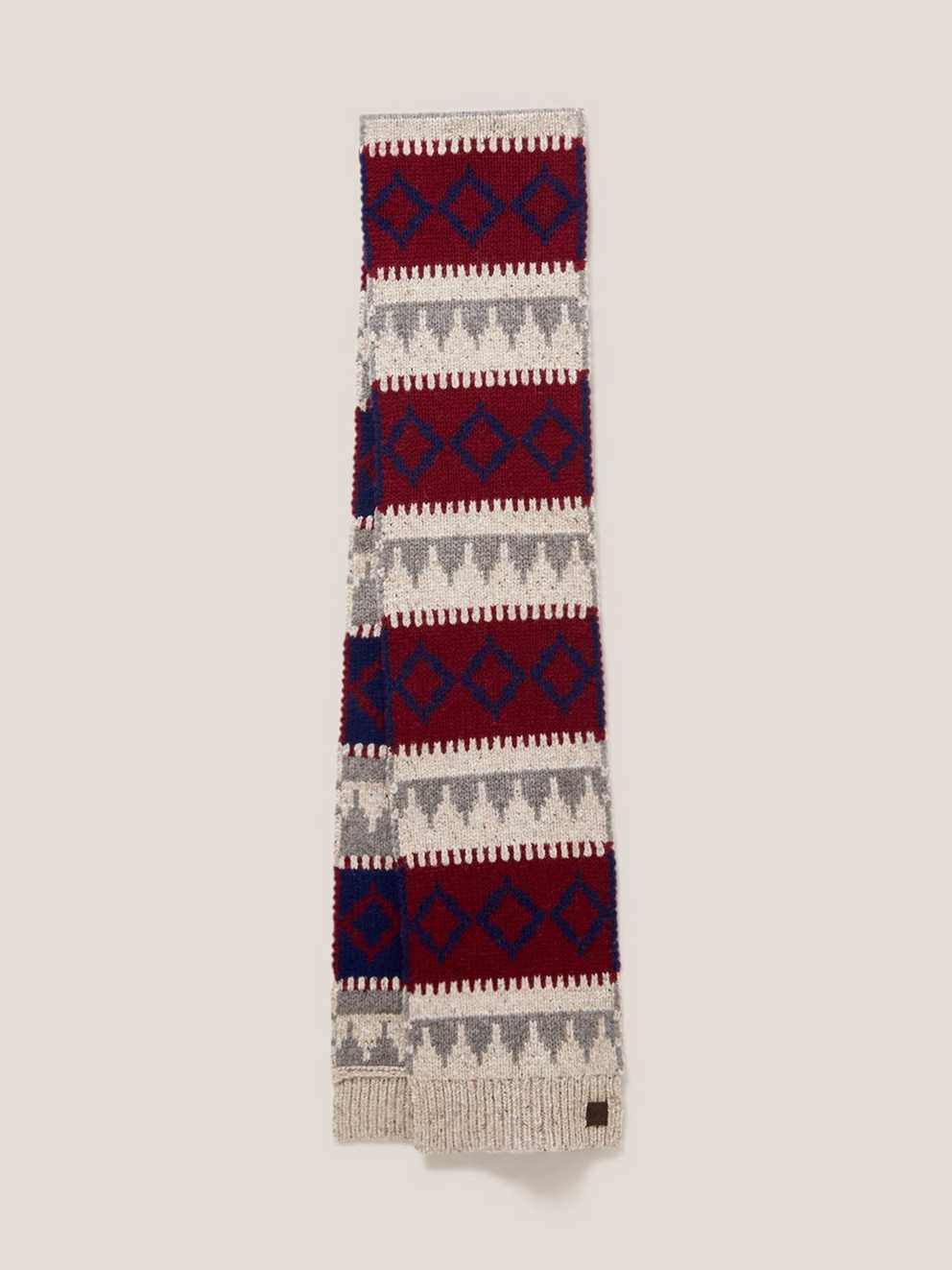 Chunky Wool Fairisle Scarf