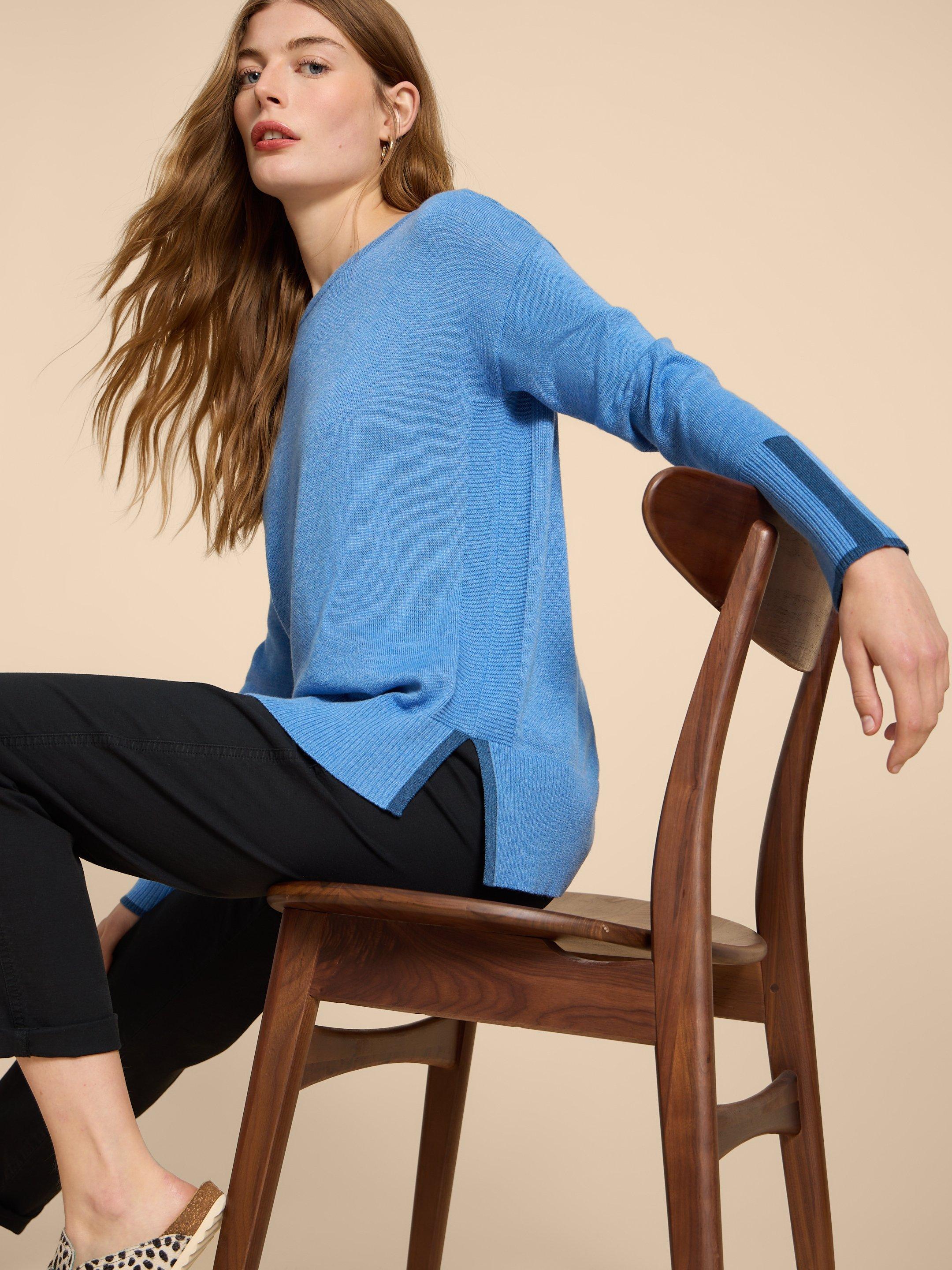 White Stuff Women's Olive Long Sleeve Crew Jumper In Light Natural main image 1