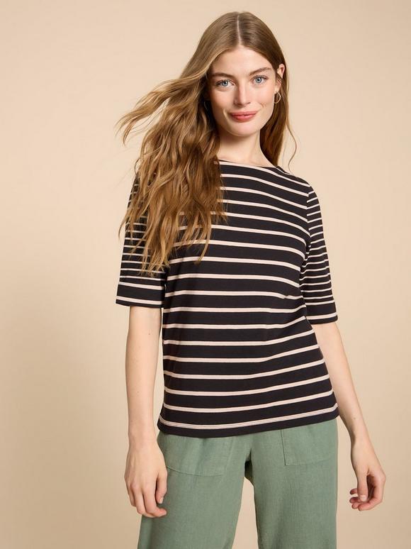 SYDNEY BOAT NECK TEE