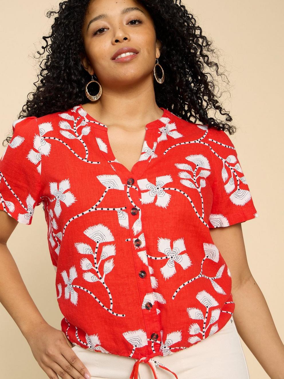 Ferne Linen Blend Shirt