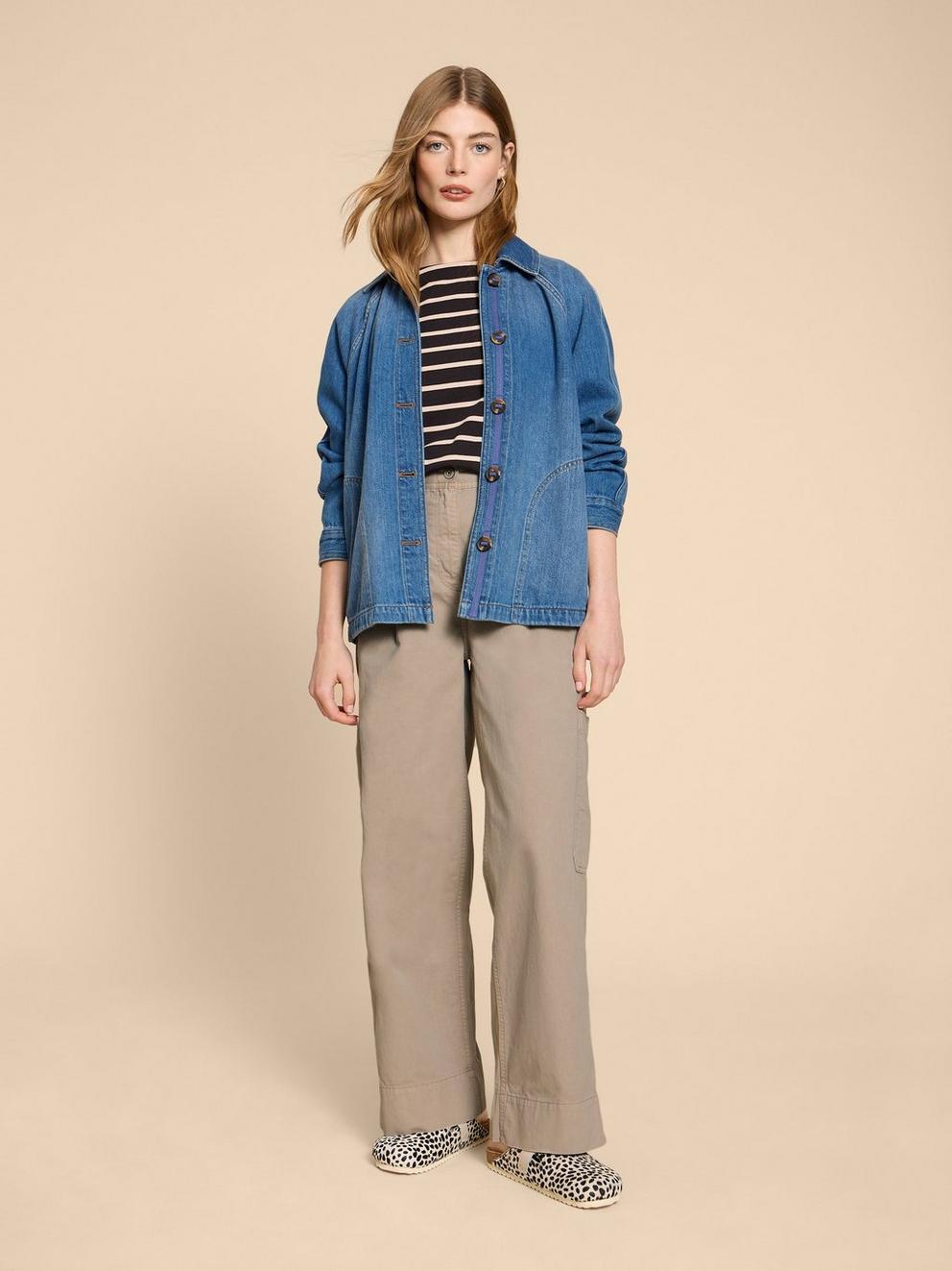 Wide Leg Carlie Cargo Trouser