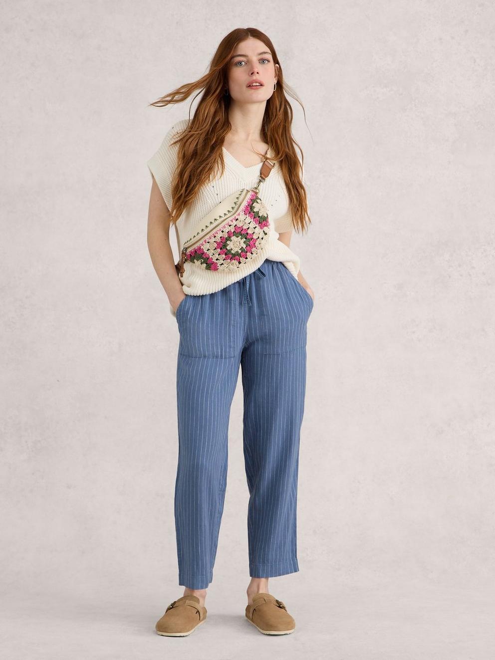 Elle Linen Blend Trouser