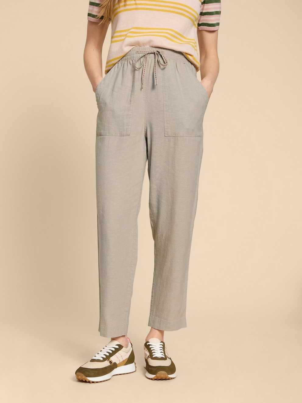 Elle Linen Blend Trouser