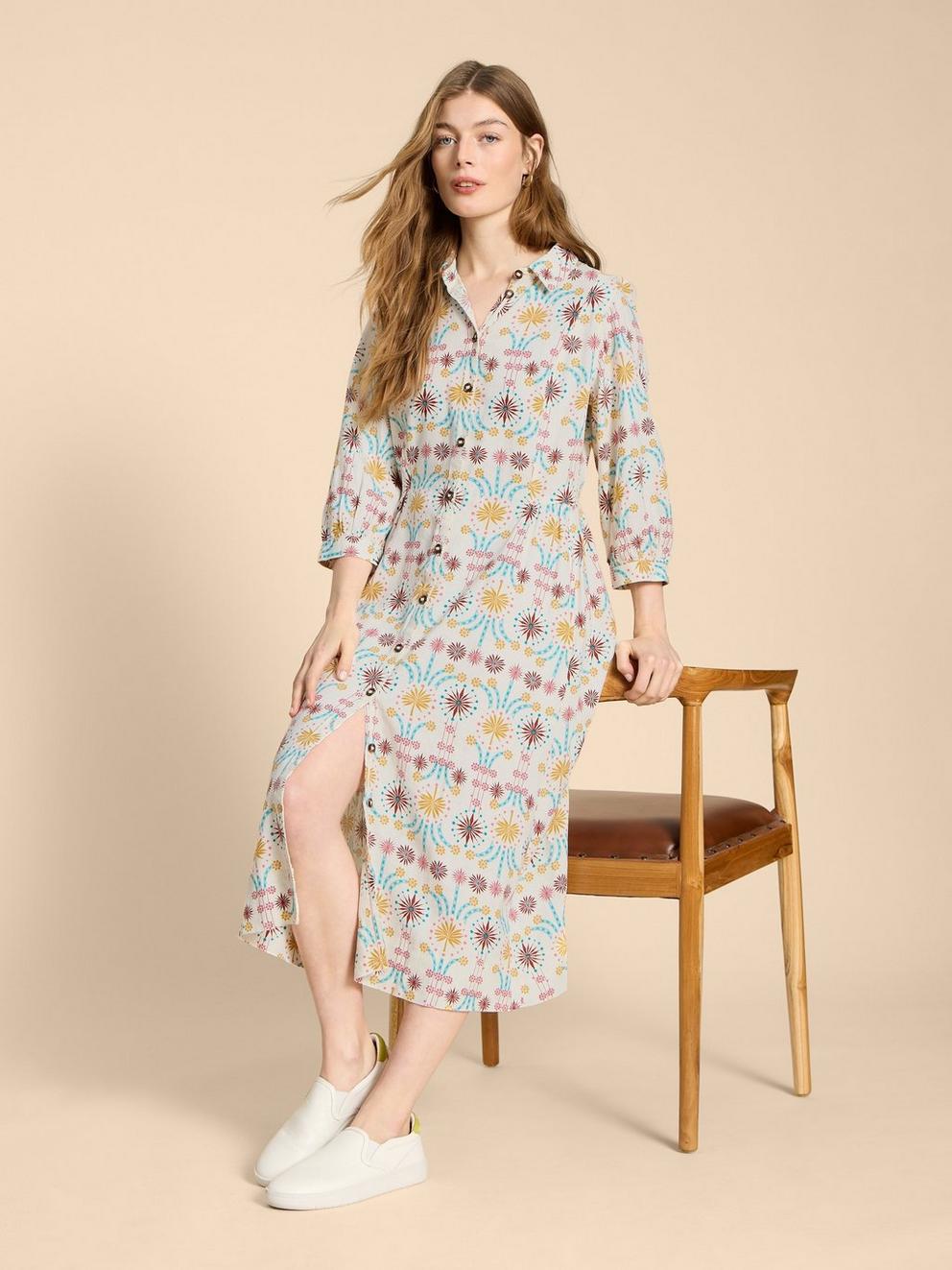 Hayden Linen Blend Shirt Dress