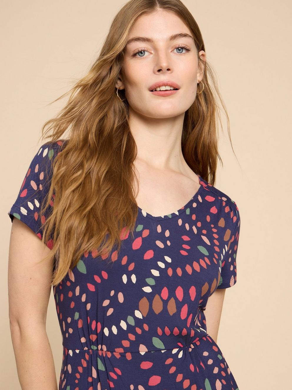 Tallie V Neck Jersey Dress