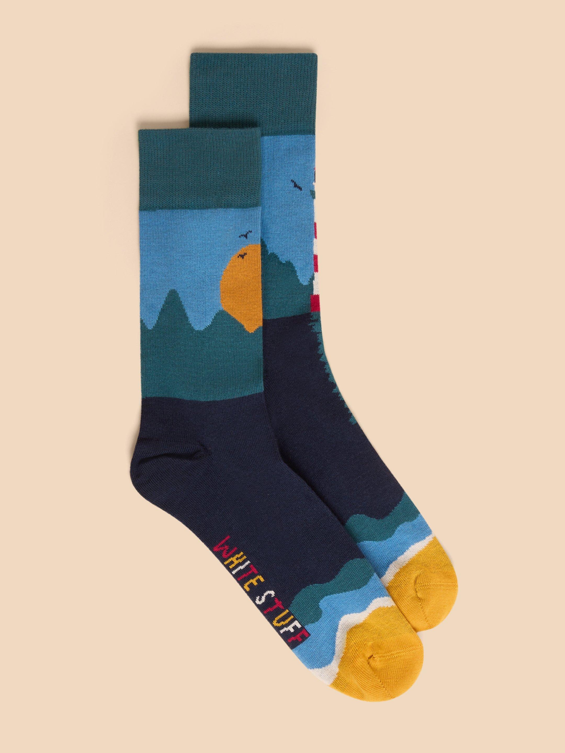 Lighthouse Scenic Ankle Sock