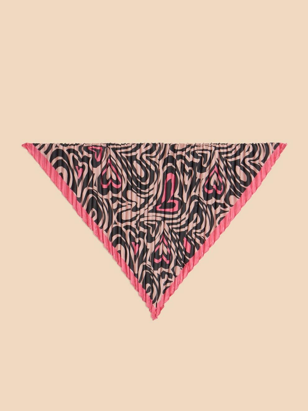 Swirly Heart  Square Scarf