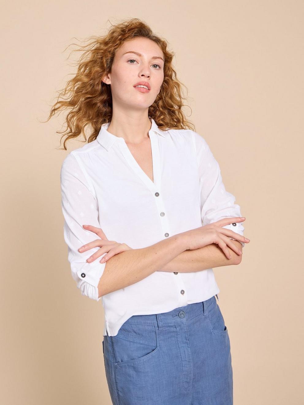 ANNIE JERSEY COTTON SHIRT