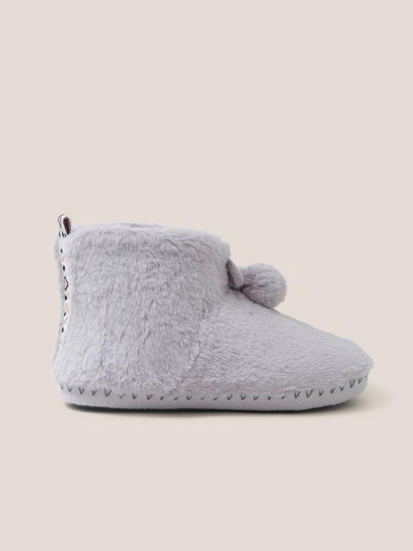 Faux Fur Bootie Slipper
