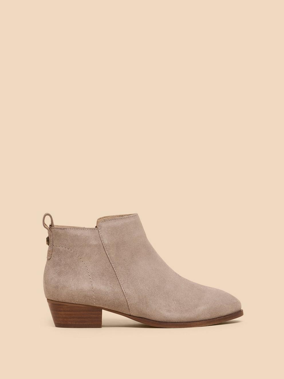 Willow Suede Zipped Ankle Boot
