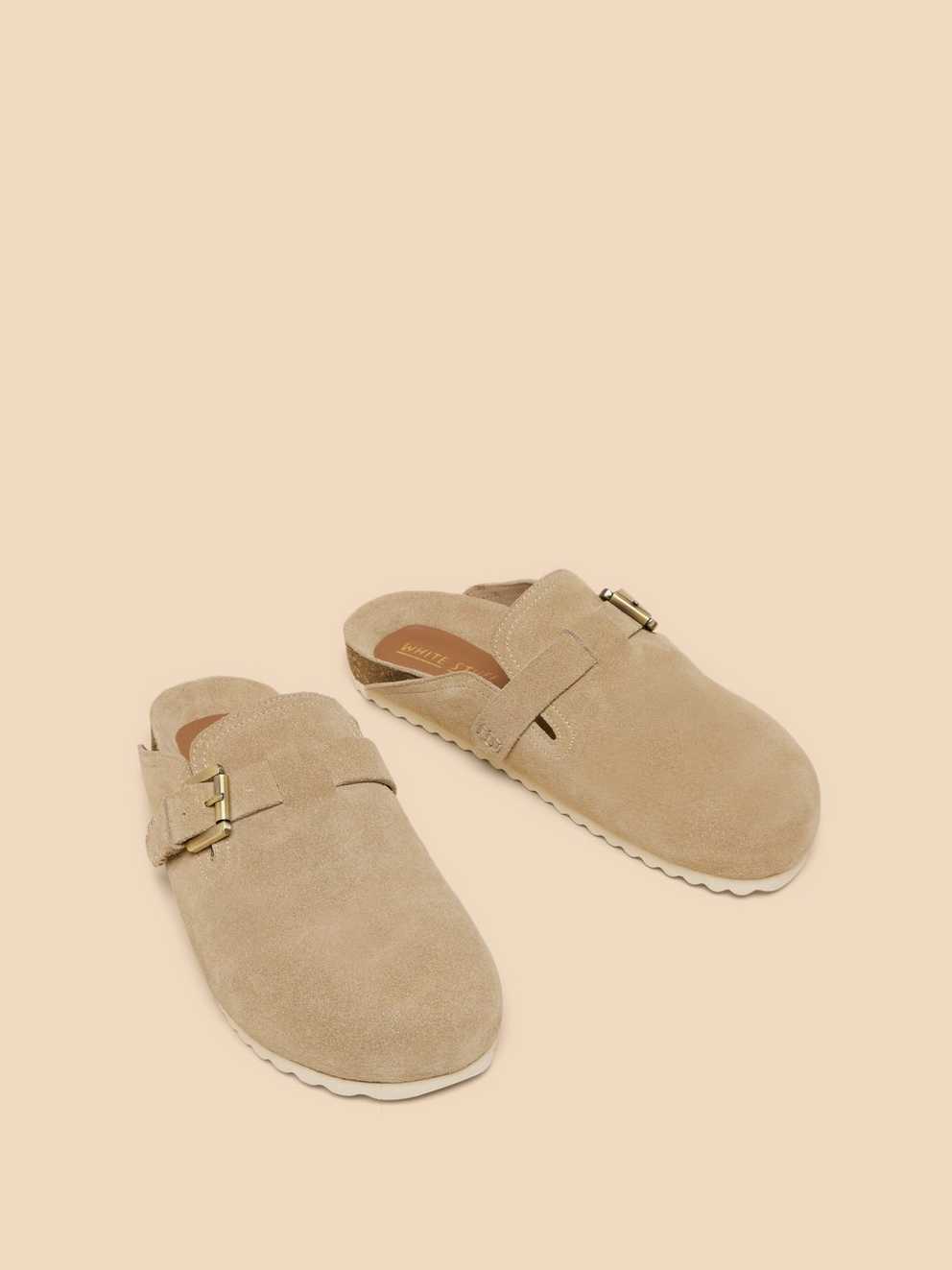 Myrtle Suede Slip On Mule