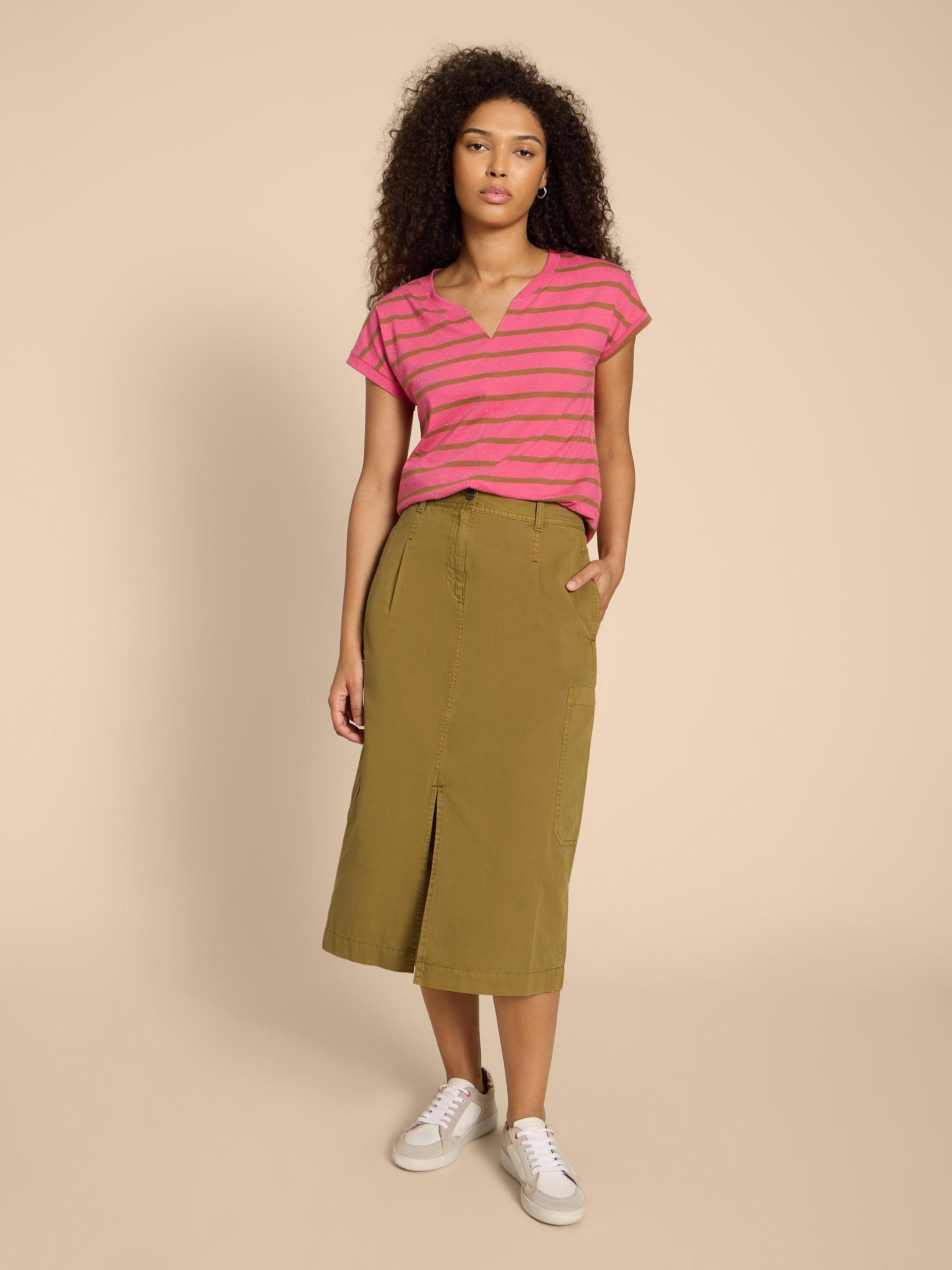 Midi Skirts for Women, Jersey Midi Skirts, White Stuff