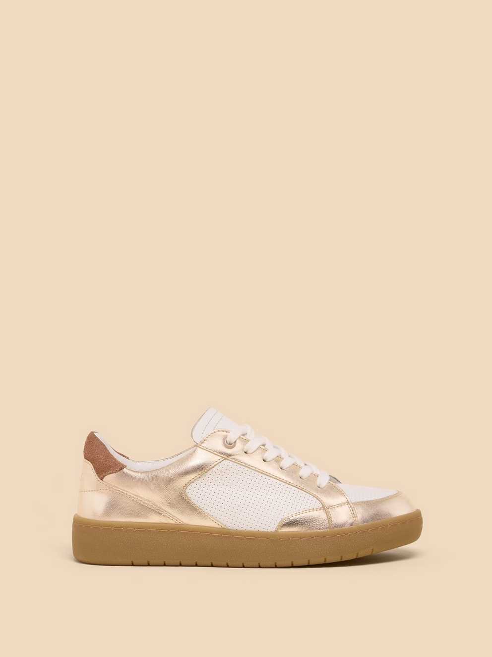 Dahlia Leather Trainer