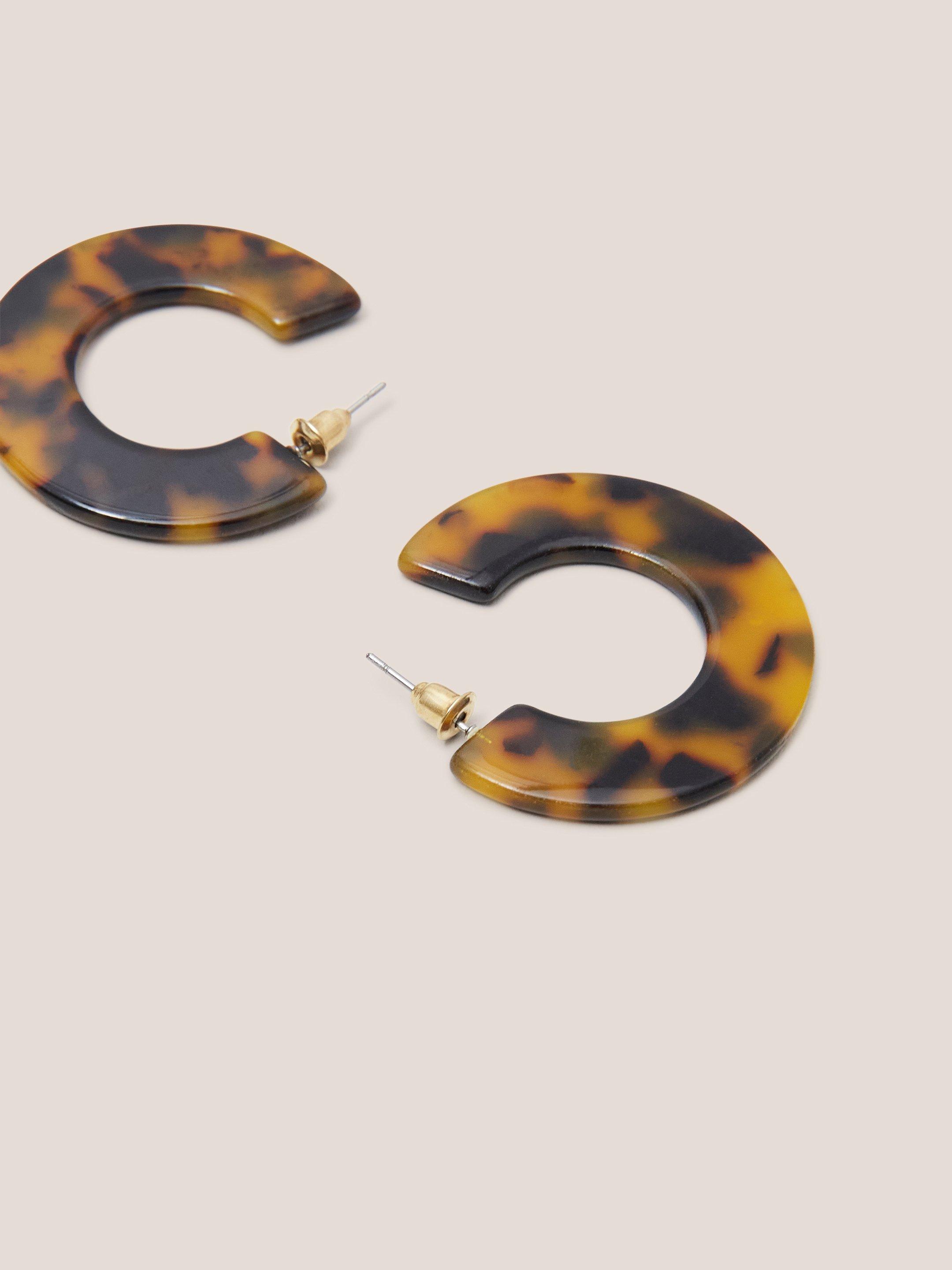 Lili Resin Hoop Earring