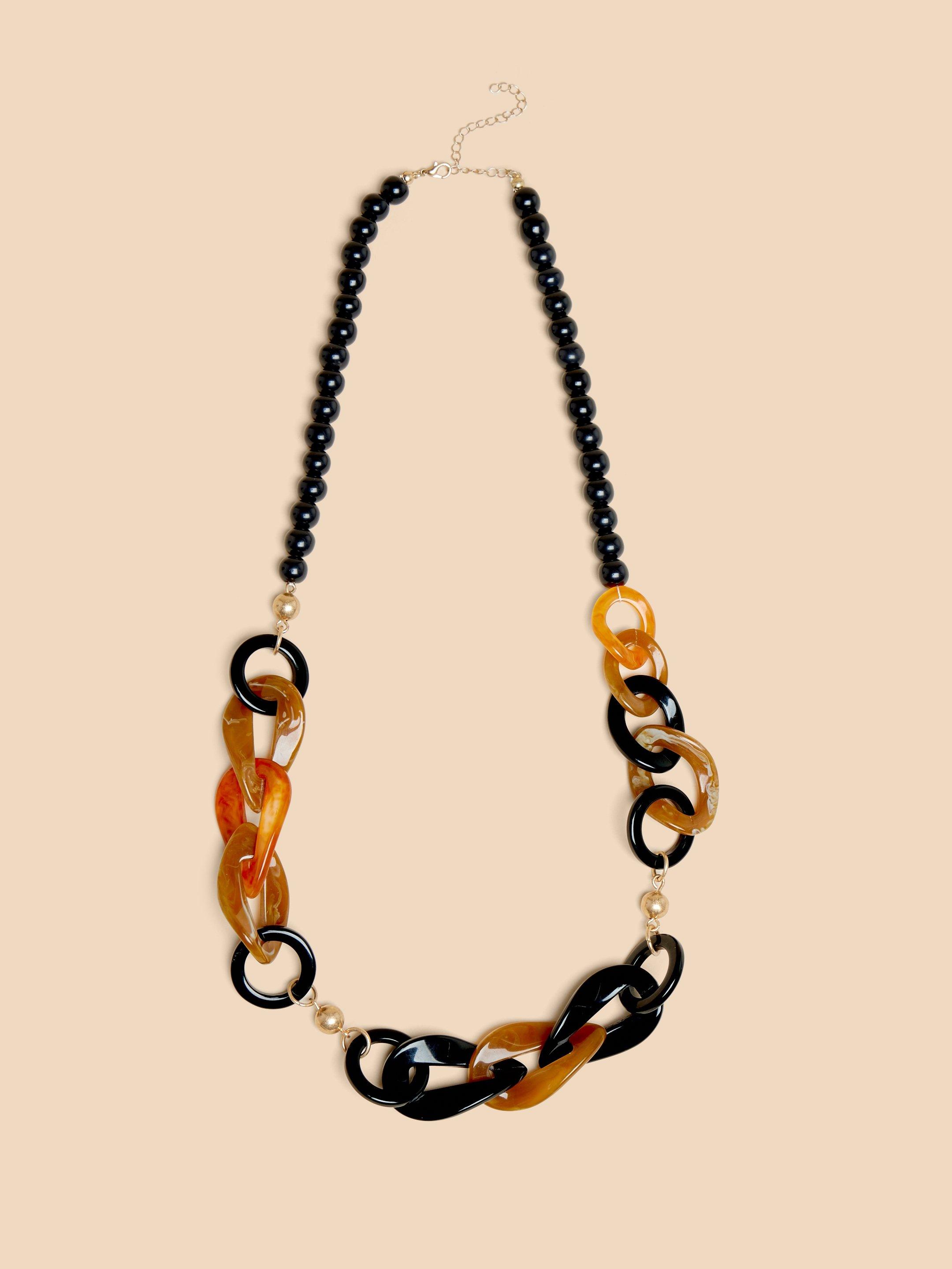 Lili Long Chain Bead Necklace