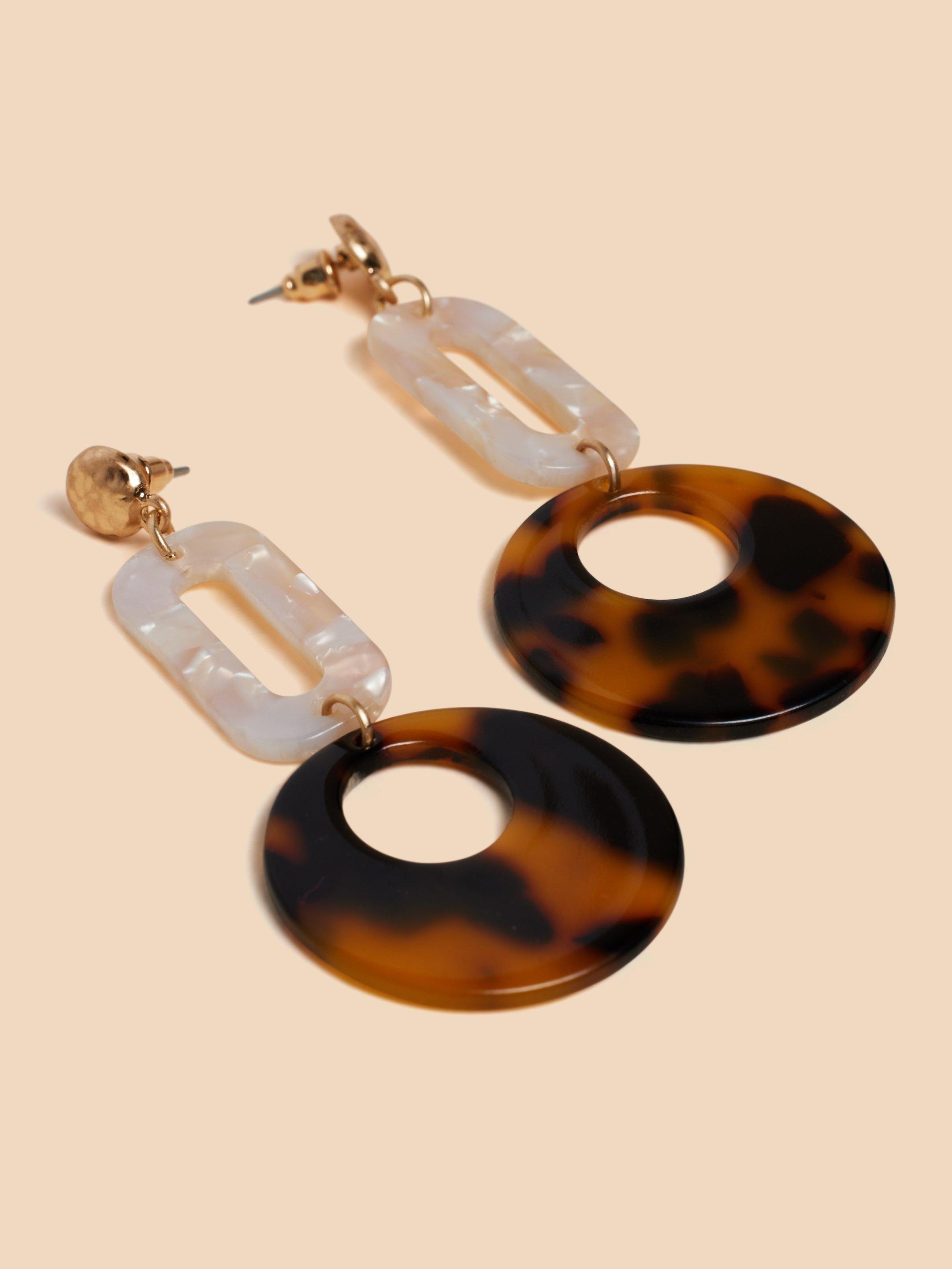 Lilias Resin Drop Earring