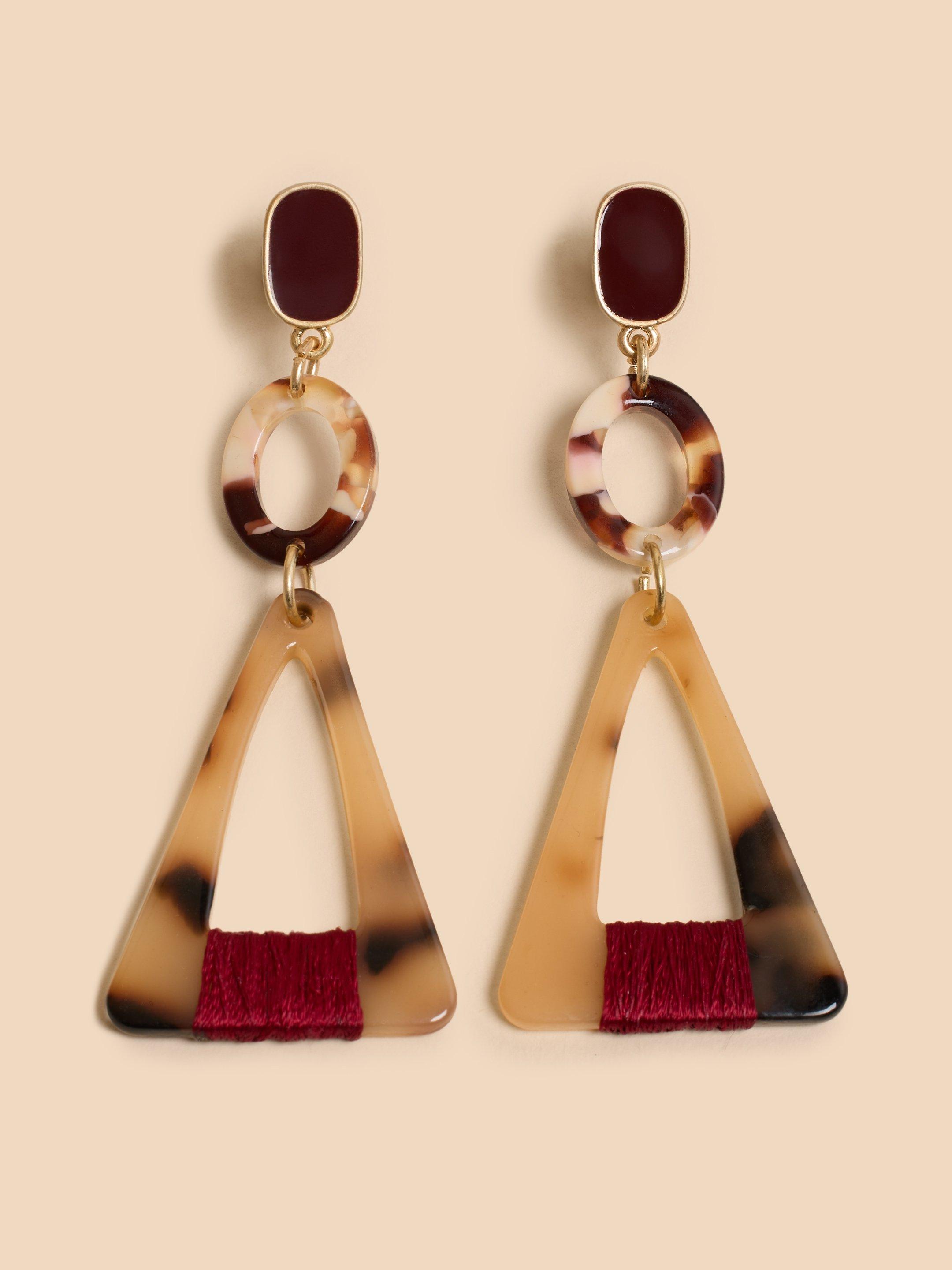 Blossom Resin Drop Earring