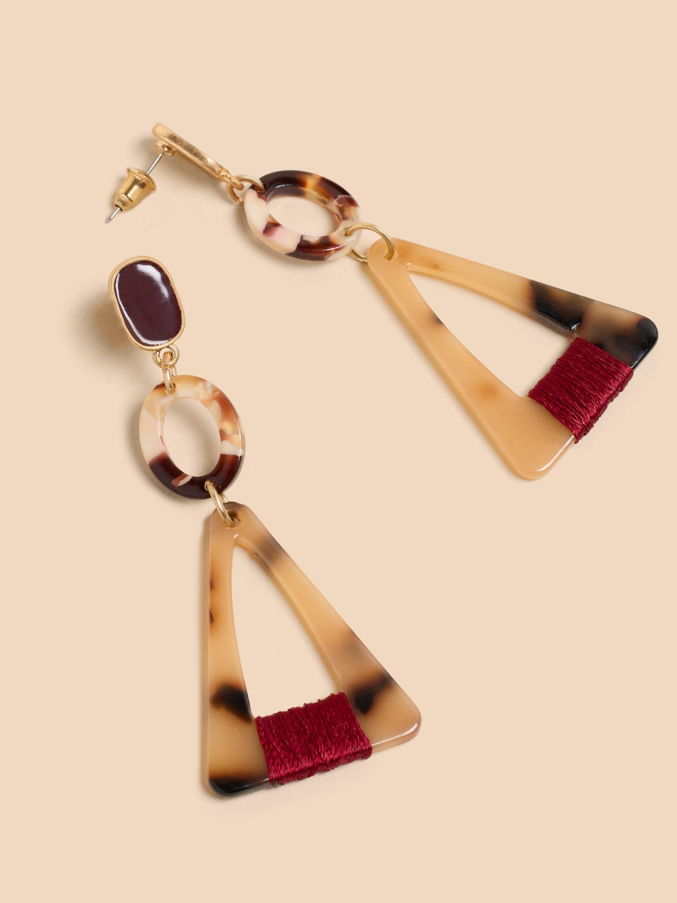 Blossom Resin Drop Earring