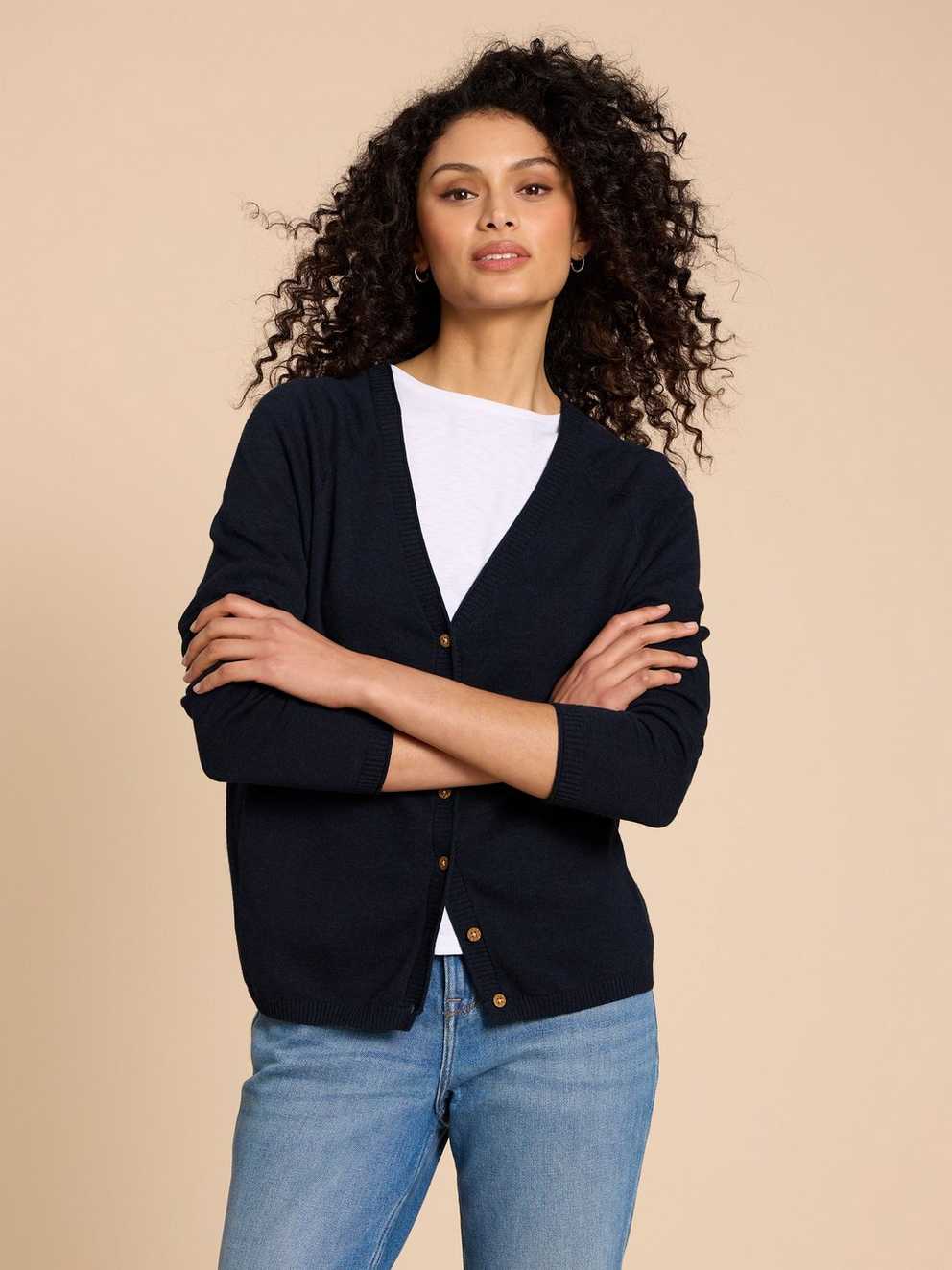 LUNA V NECK CARDI