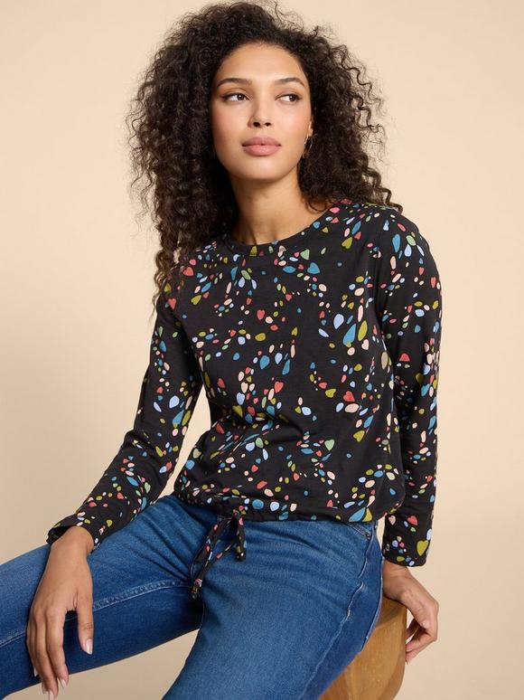TASHA TIE HEM TOP