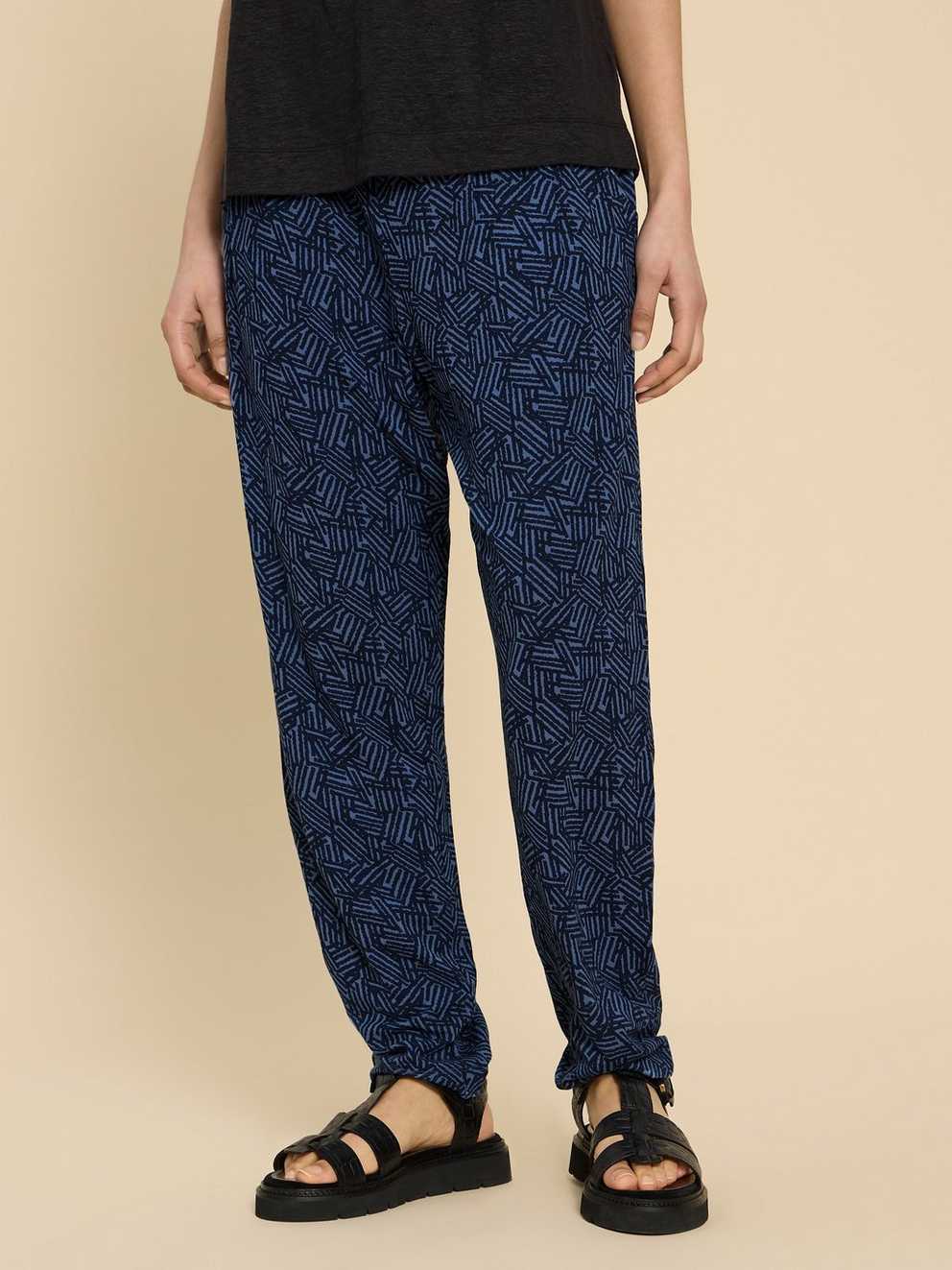 Maison Eco Vero Printed Jersey Trouser