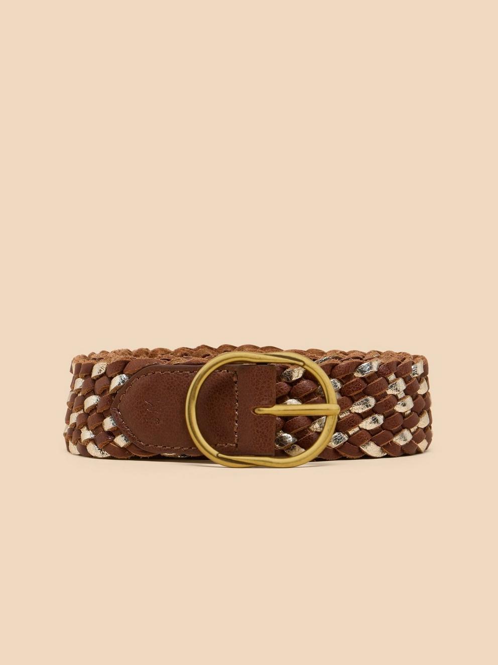 Leather Weave Belt