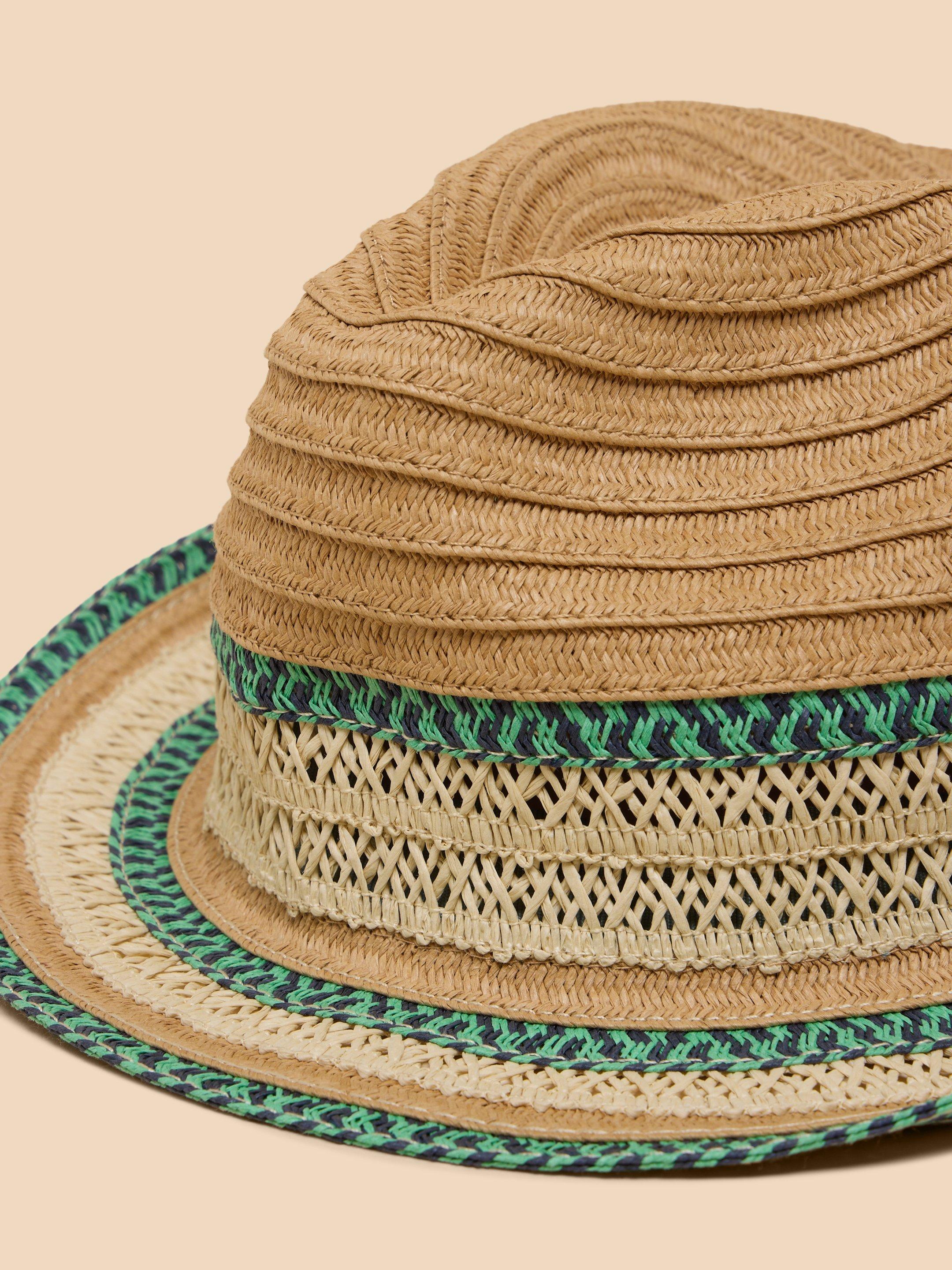 Textured Trilby Hat
