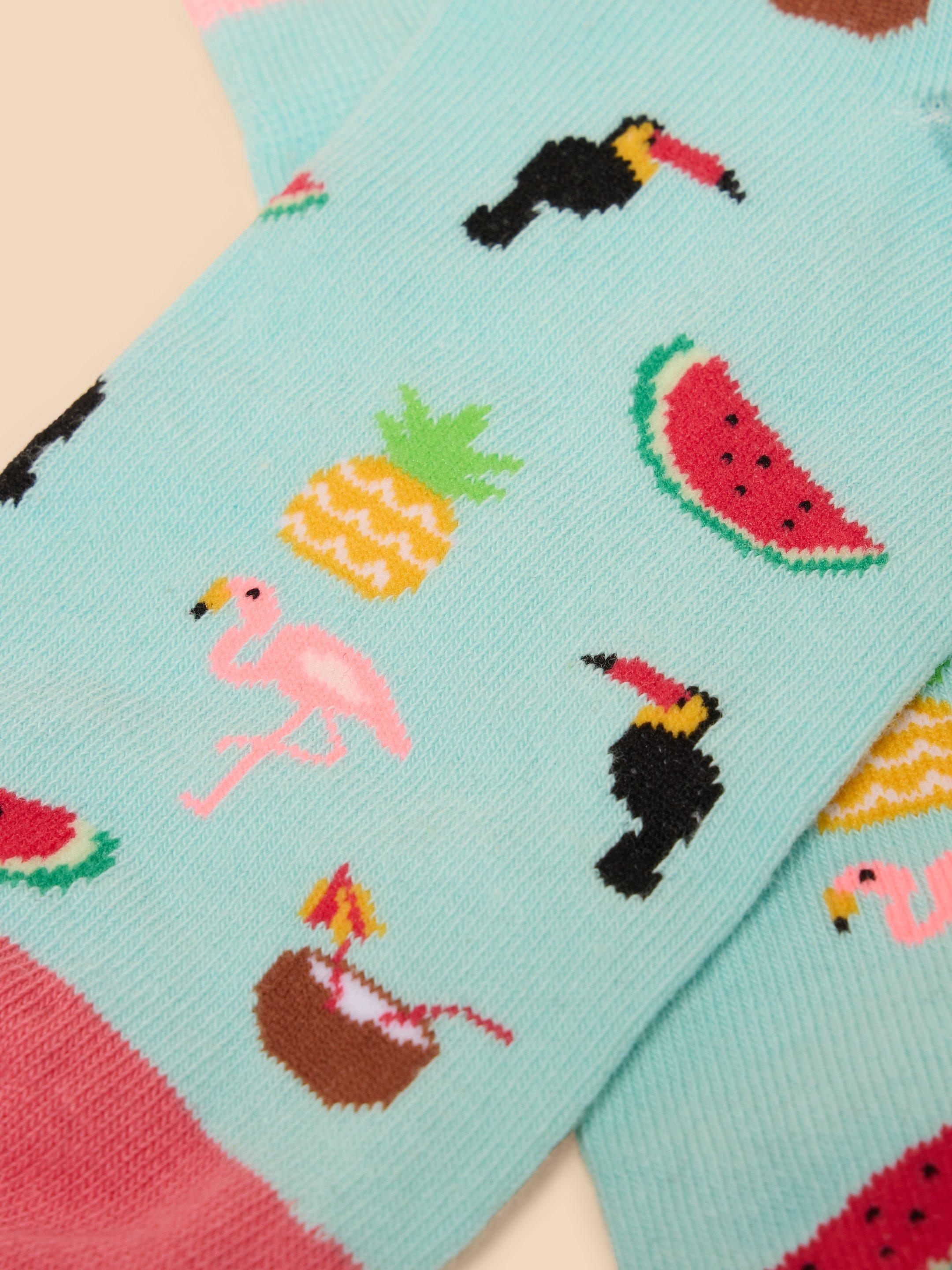 Tropical Party Trainer Sock
