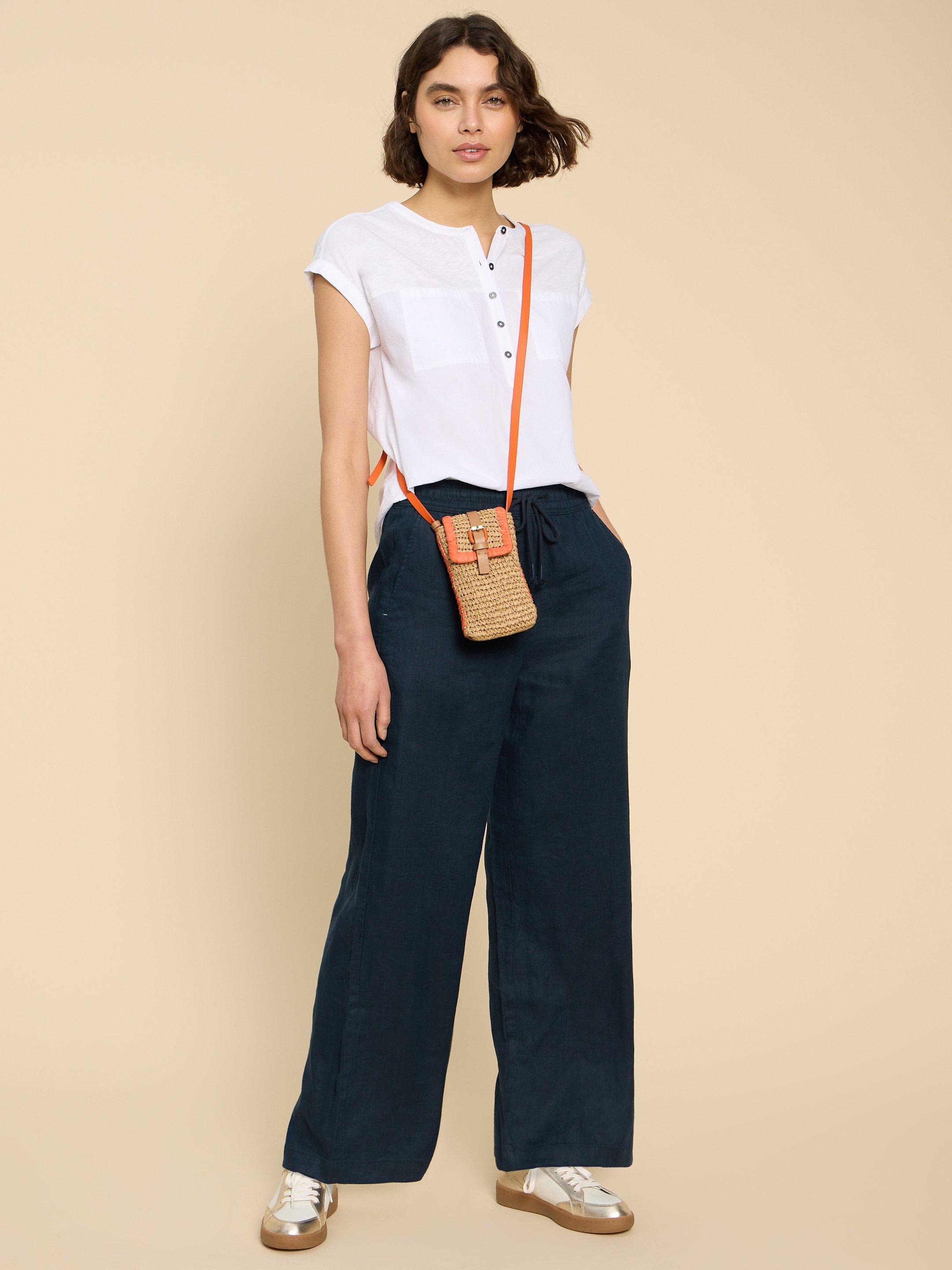 White Wide Leg Trouser  Wasic –