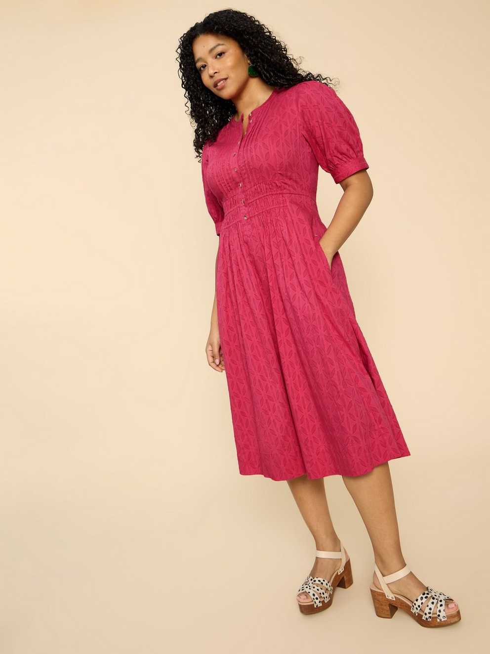 Celeste Short Sleeve Midi Dress