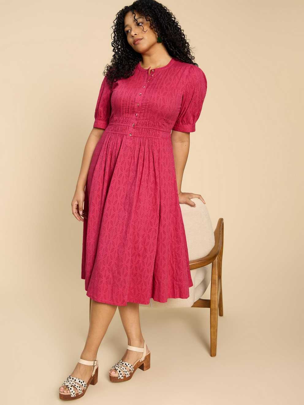 Celeste Short Sleeve Midi Dress