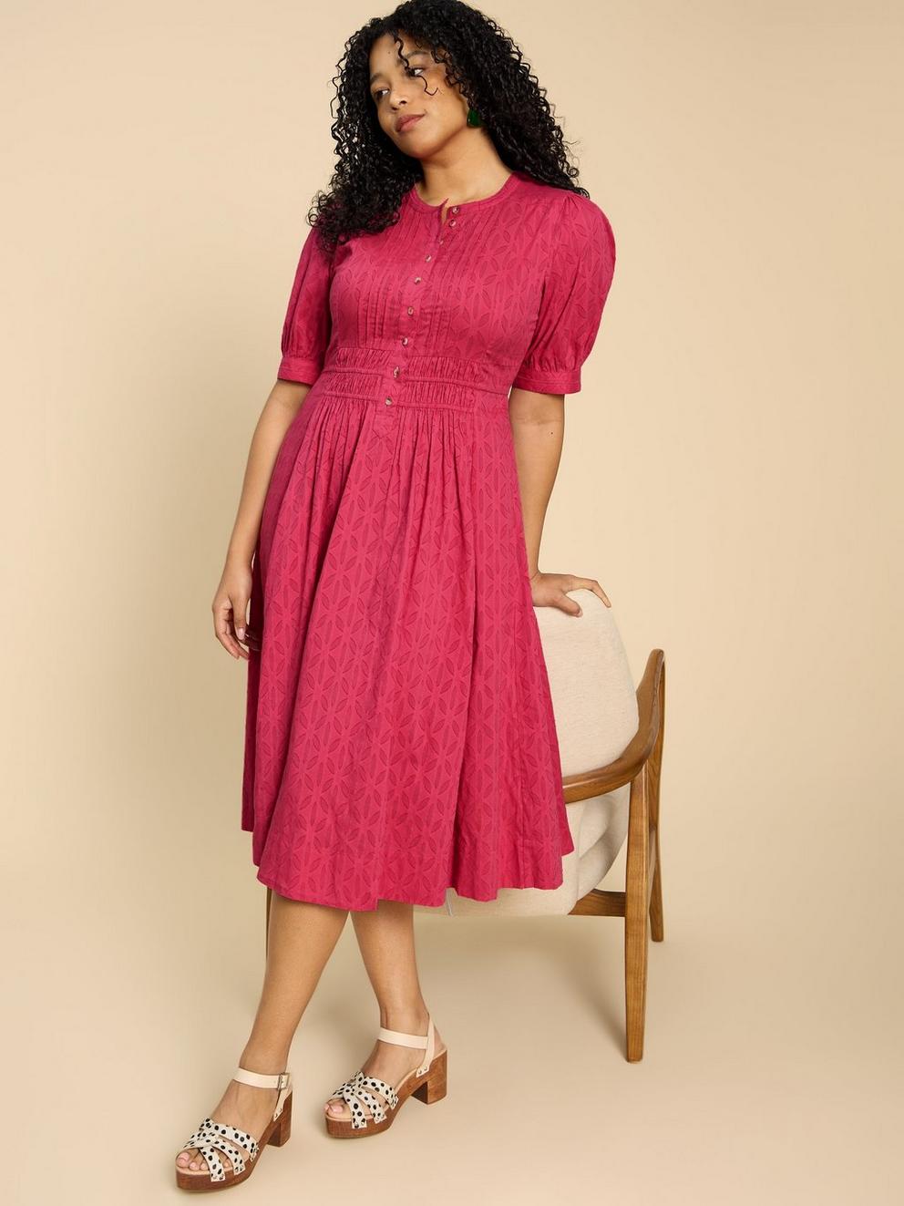 Celeste Short Sleeve Midi Dress