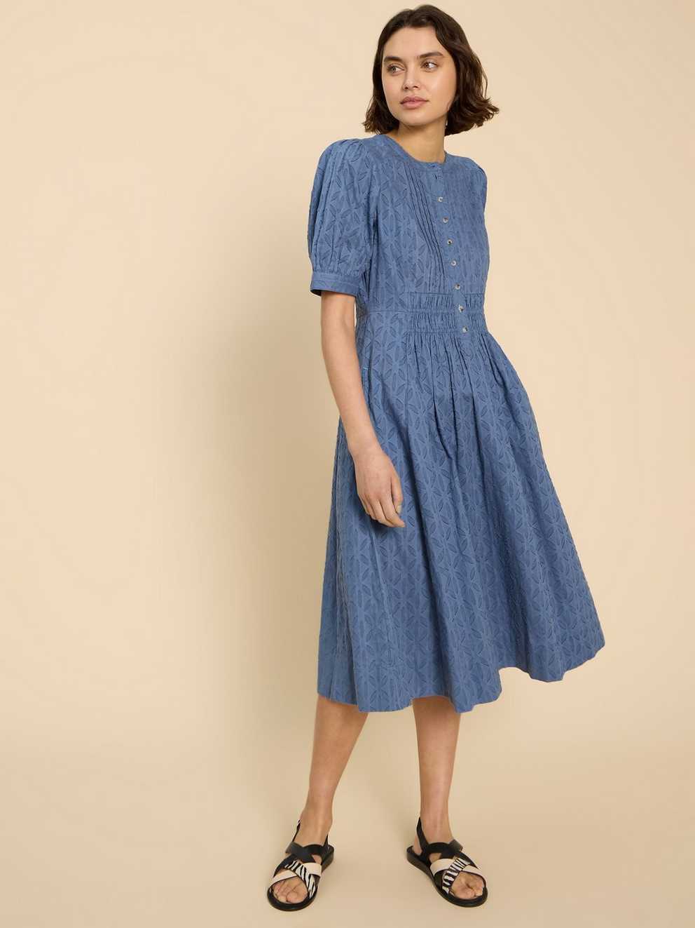 Celeste Short Sleeve Midi Dress