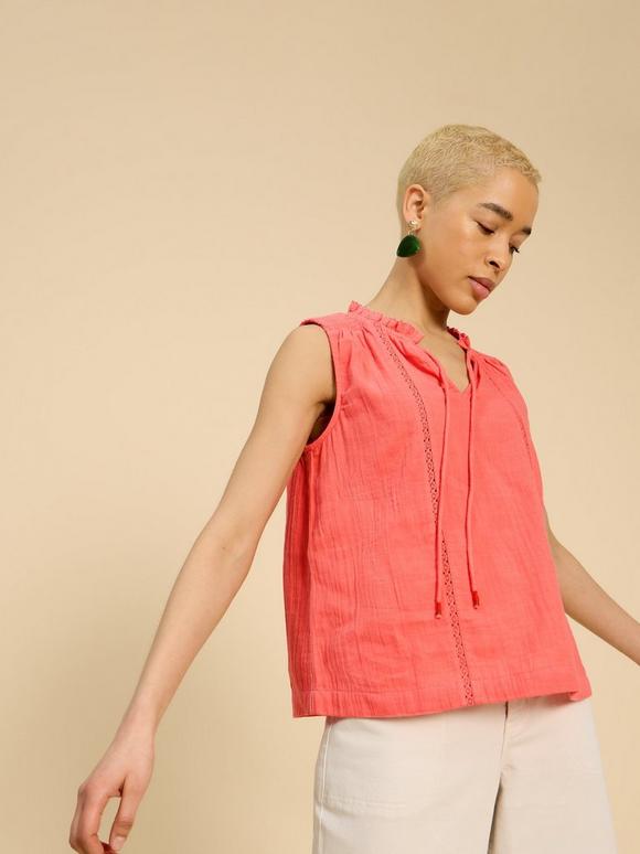 Lottie Double Cloth Vest