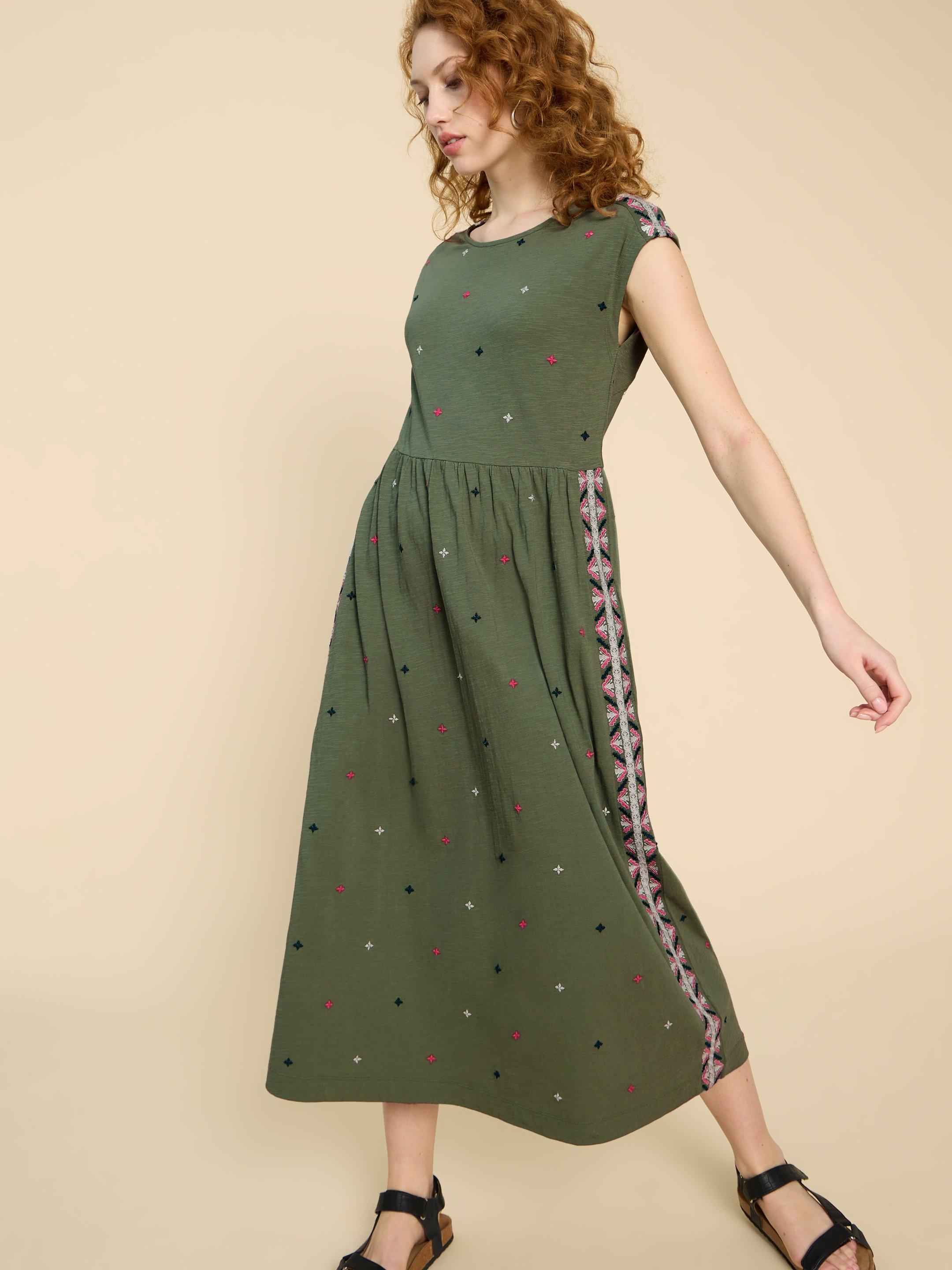 Addison Embroidered Cotton Dress