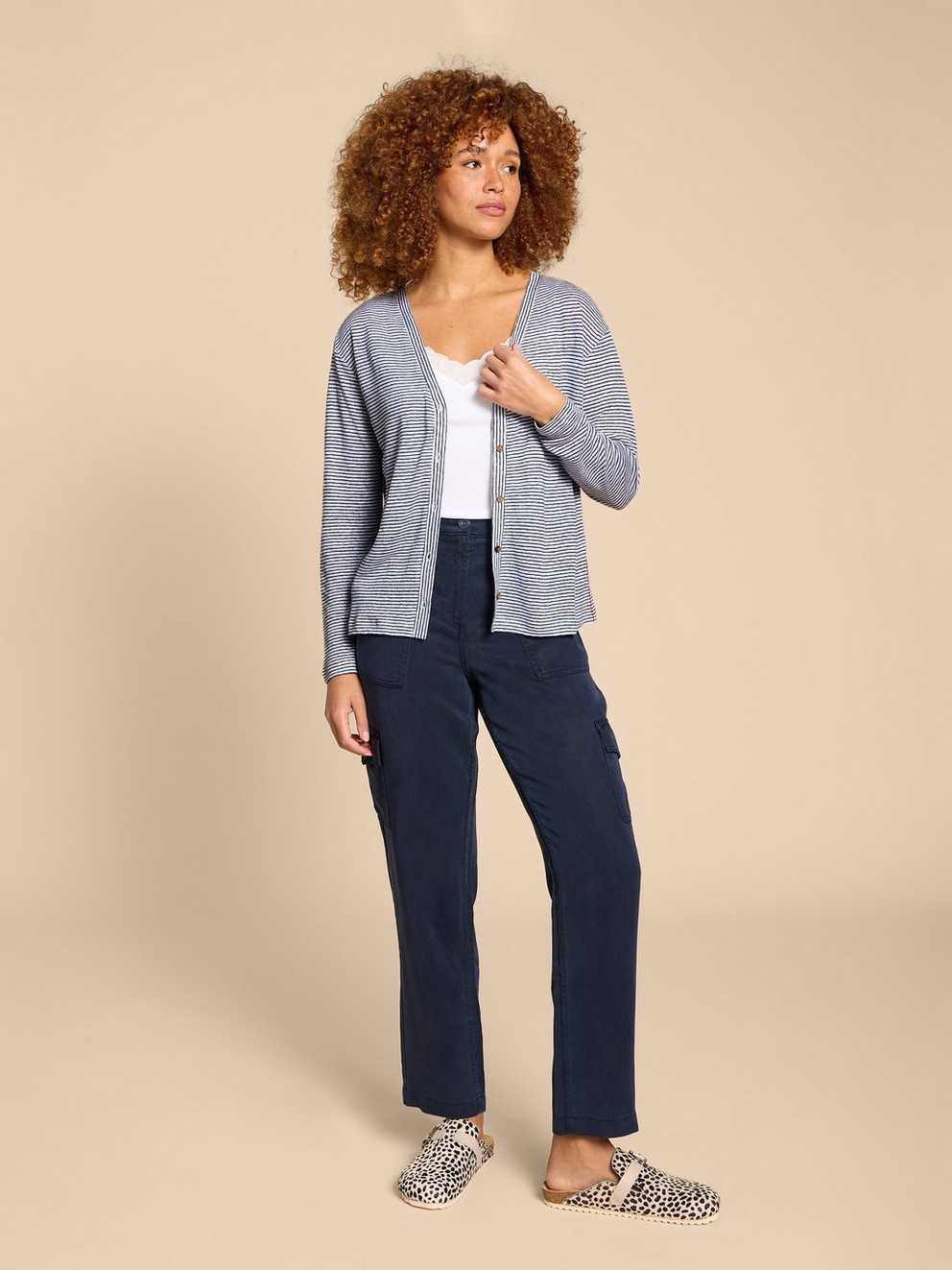 FARA LINEN CARDI