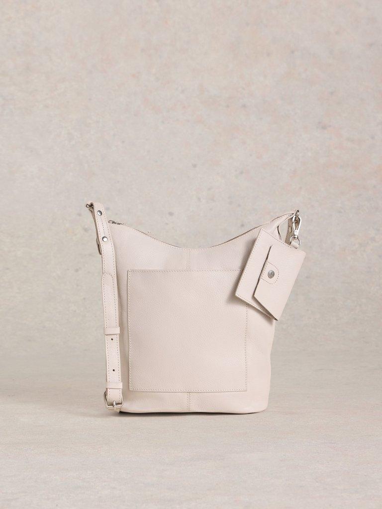 WHITE STUFF ファーンクロスボディ Mini Leather Fern Crossbody in GOLD TONE METALLIC | White Stuff