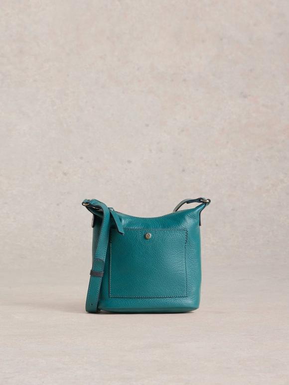 Mini Leather Fern Crossbody