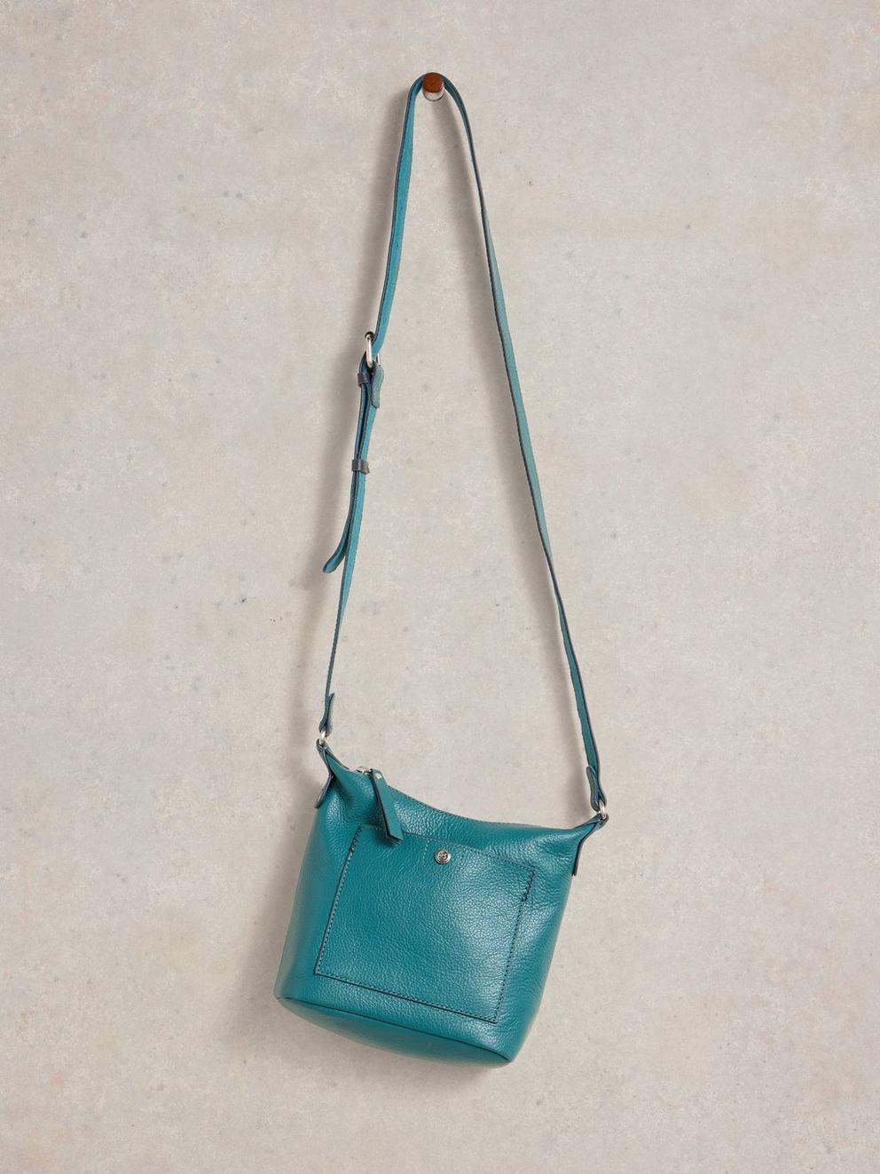 Mini Leather Fern Crossbody