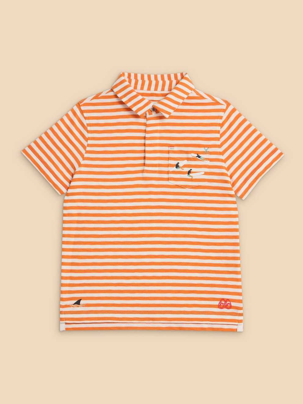 Surfers Stripe SS Polo