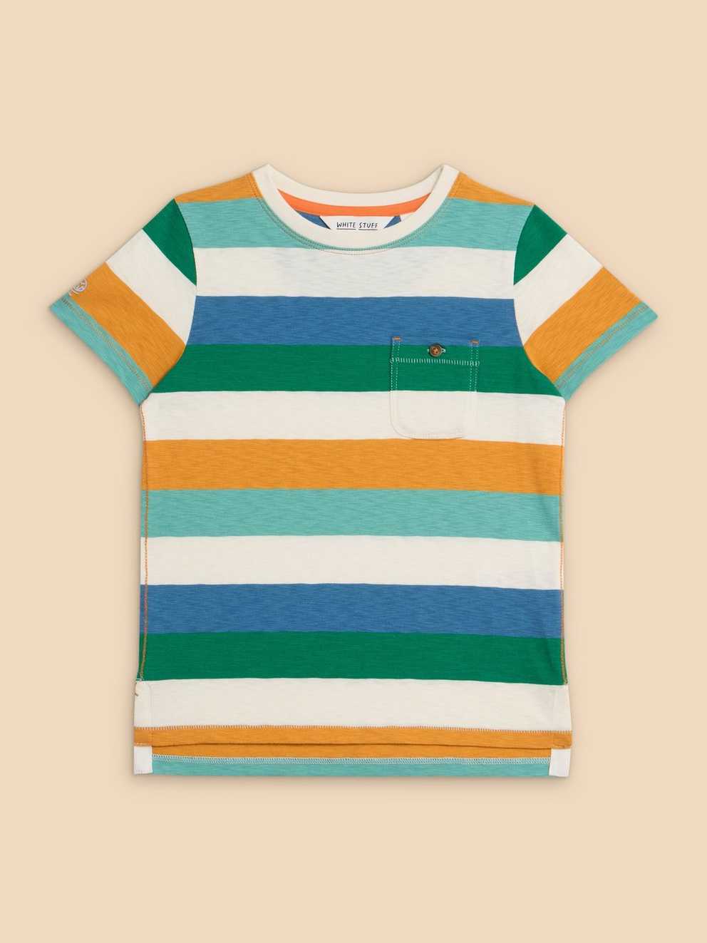 Casey Block Stripe SS Tee