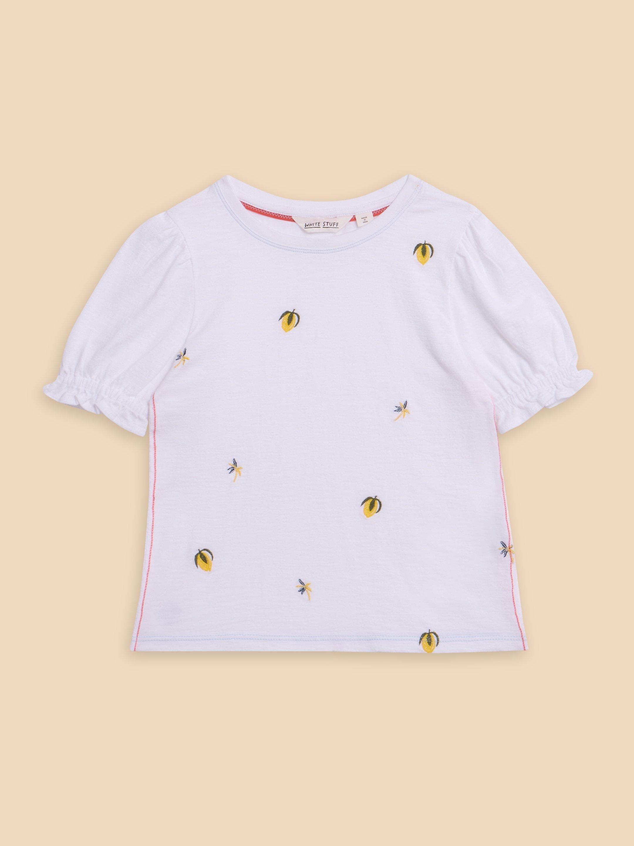 Embroidered Lemon Tee