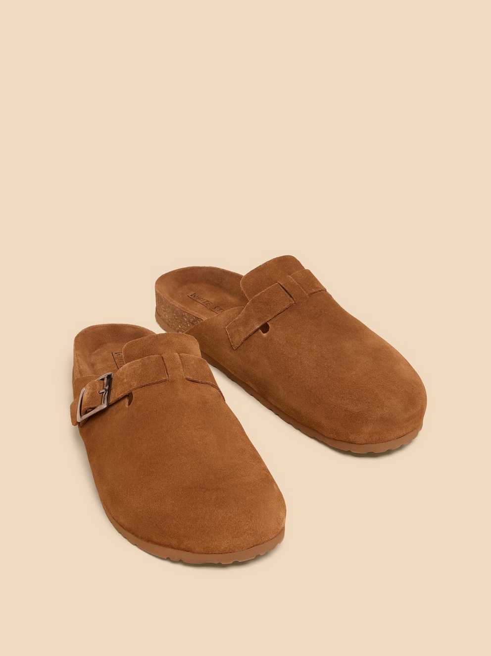 Freddy Suede Slip On Footbed