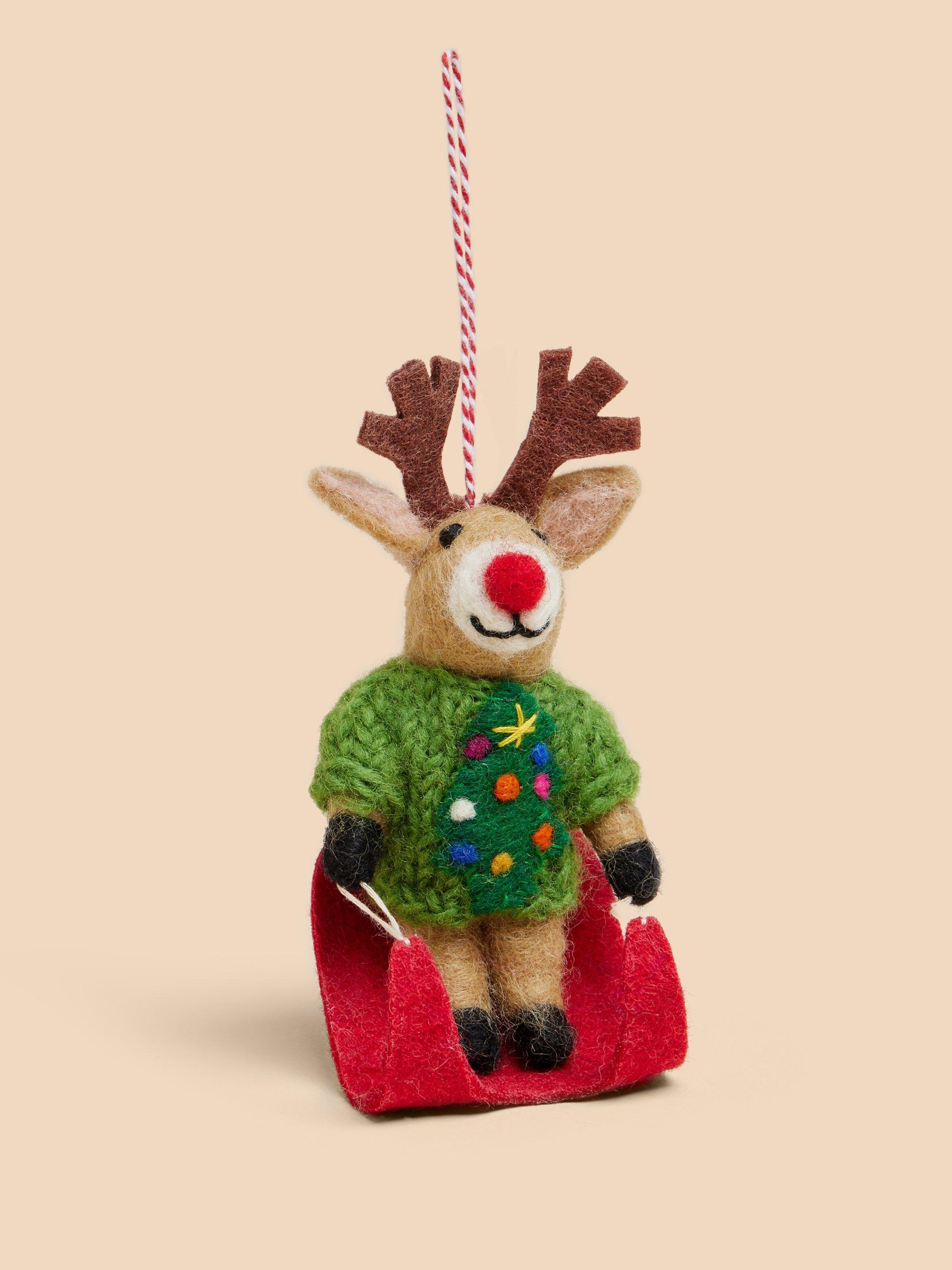 Sleighing Reindeer Hanging Dec