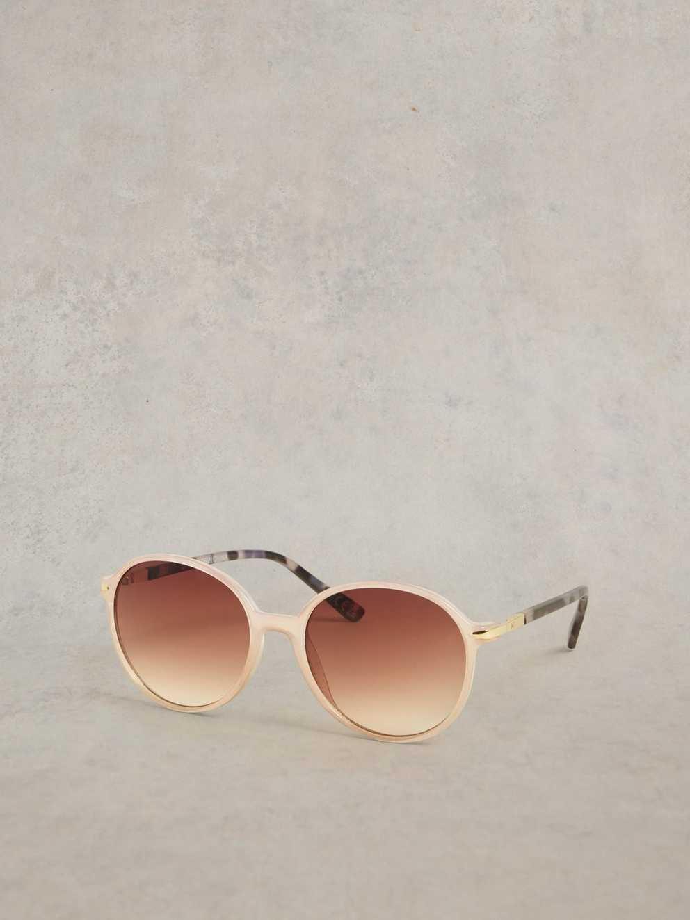 Ali Preppy Round Sunglasses