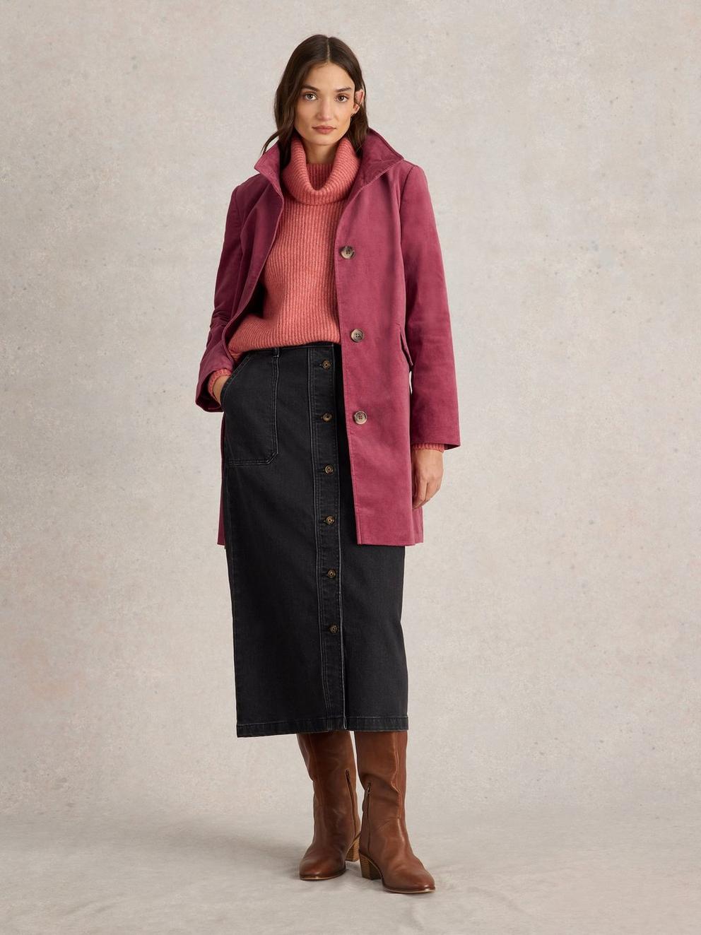 Karla Velvet Coat