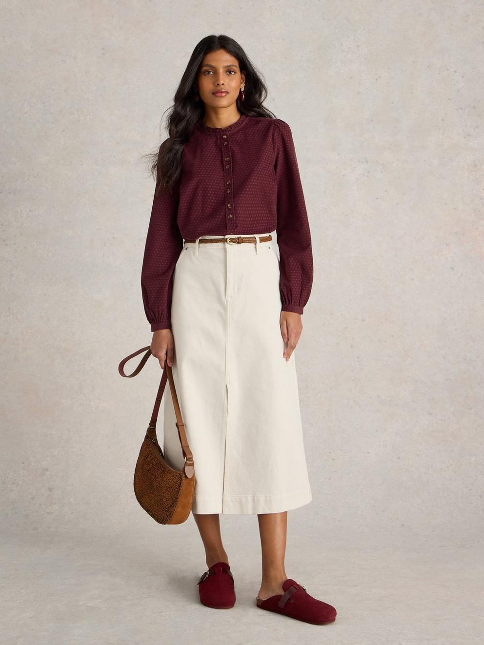 Daria Cord Spot Shirt